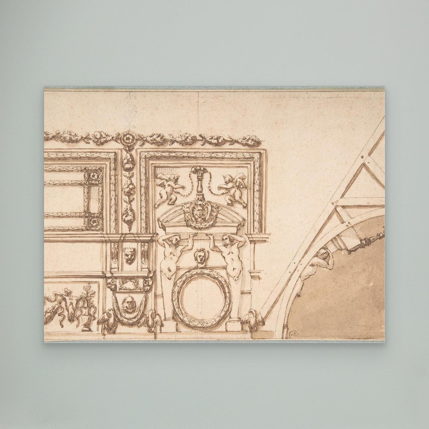Drawing for Ceiling Decoration