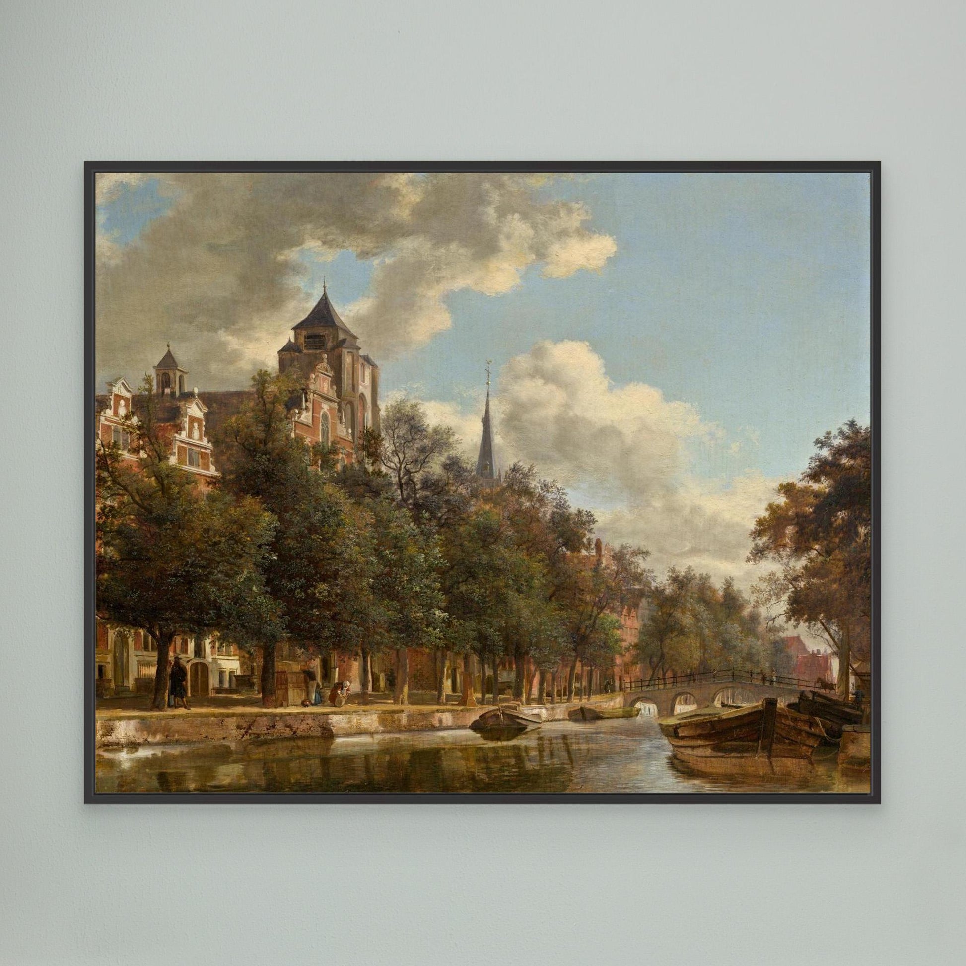 View Down a Dutch Canal