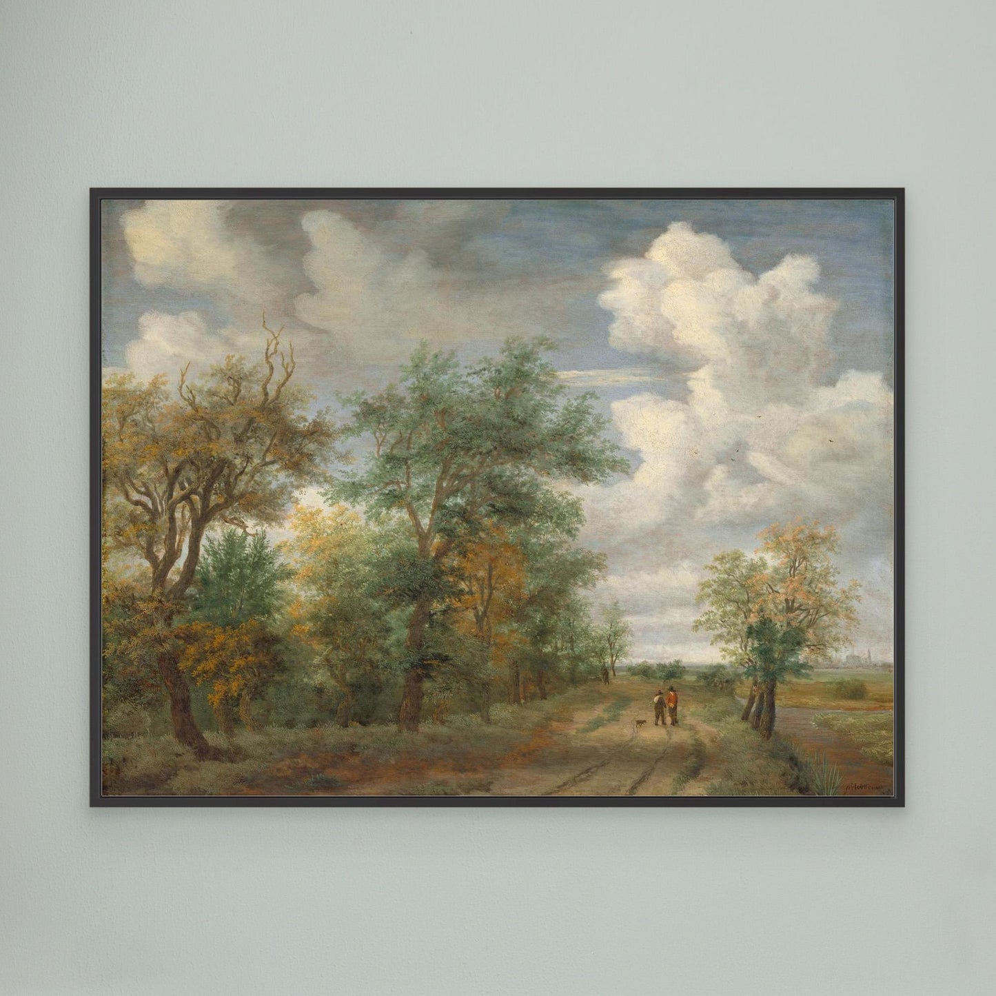 Wooded Landscape with Figures