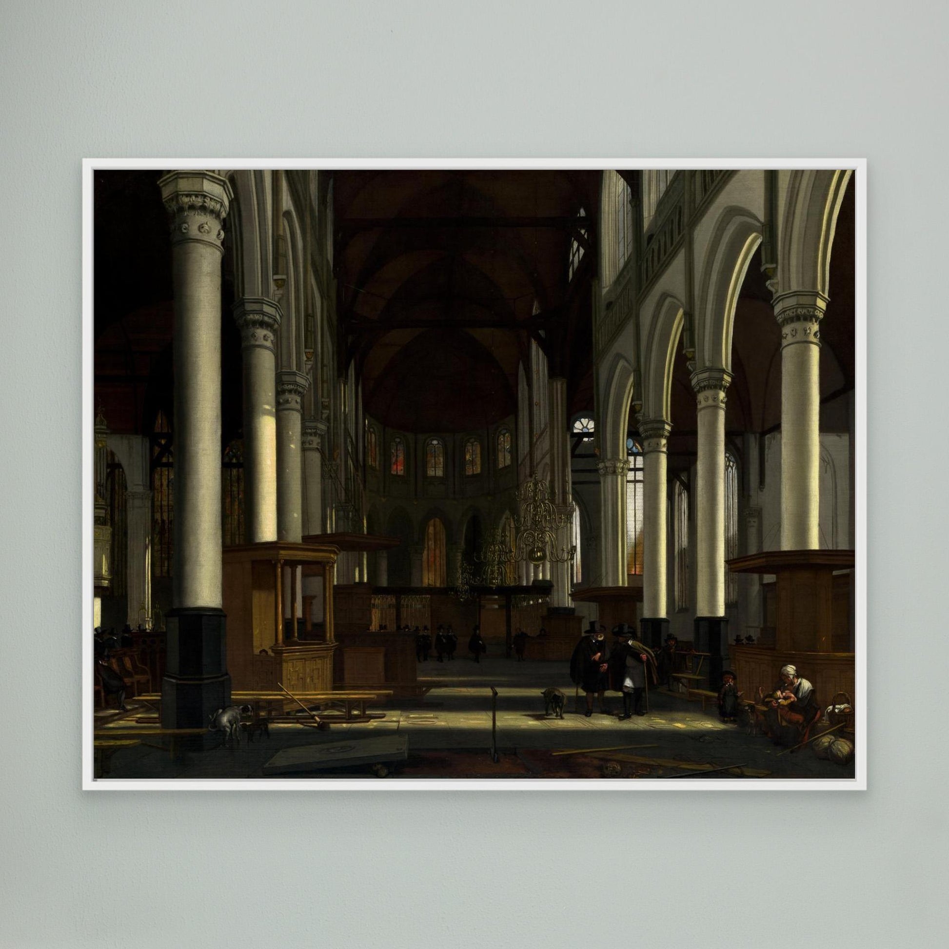 The Interior of the Oude Kerk, Amsterdam