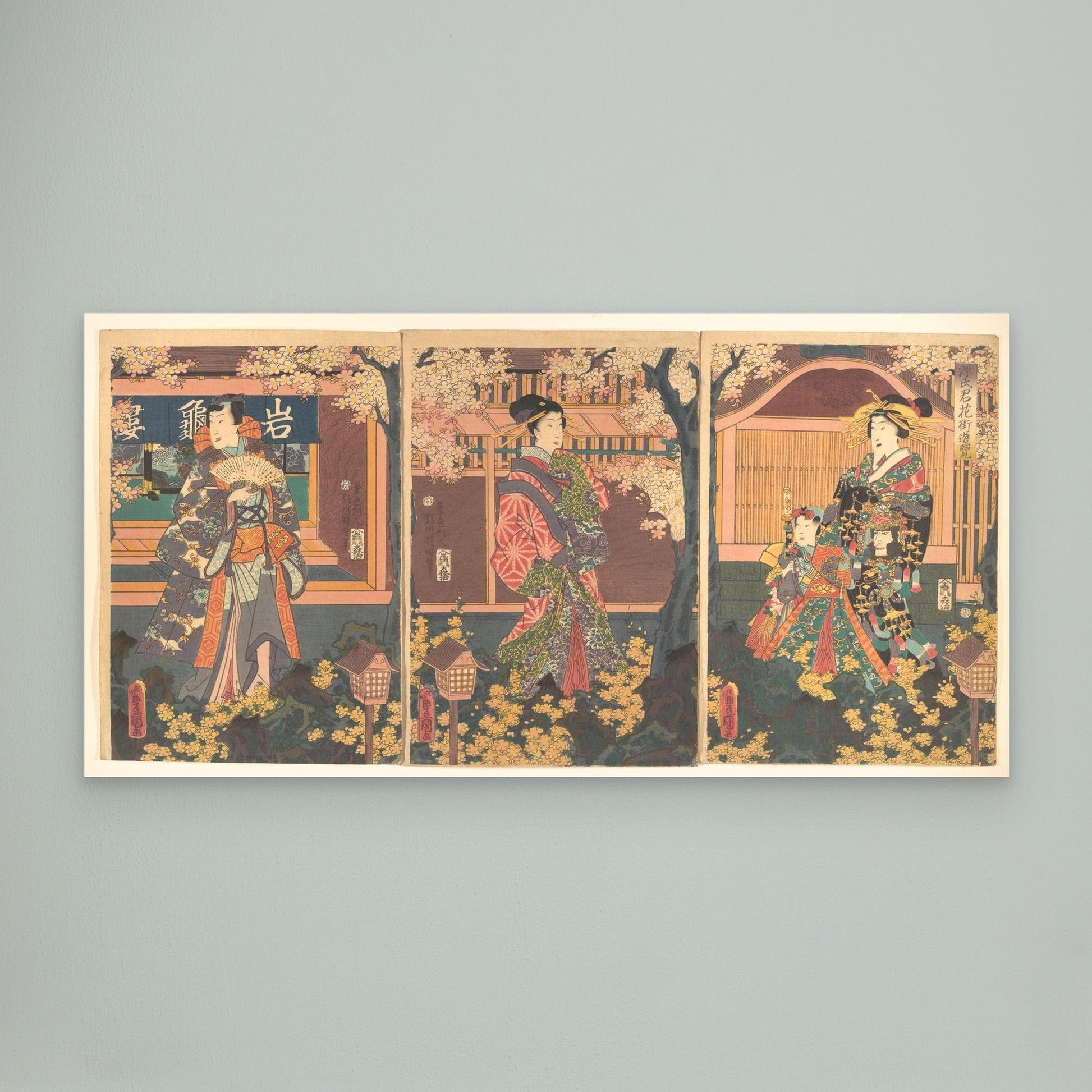 Prince Genji Visits the Gankirō Tea House