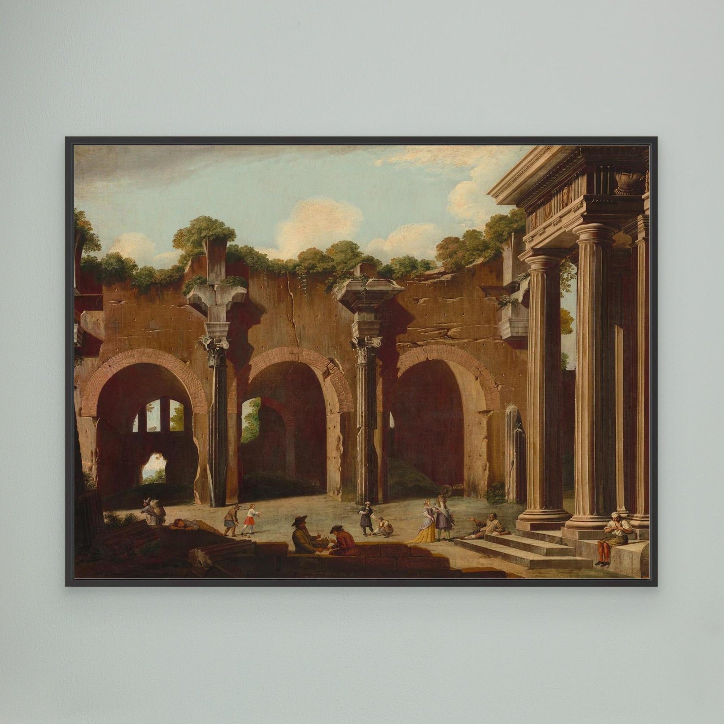 The Basilica of Constantine with a Doric Colonnade