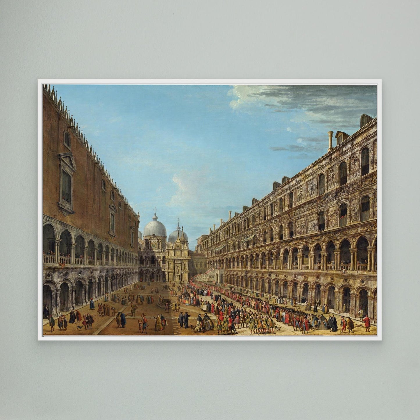 Procession in the Courtyard of the Ducal Palace, Venice