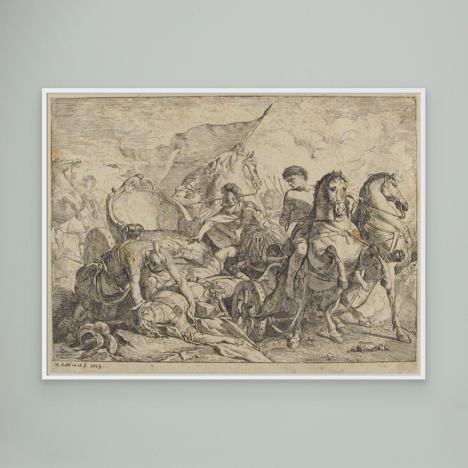 Fall of Antiochus From His Chariot