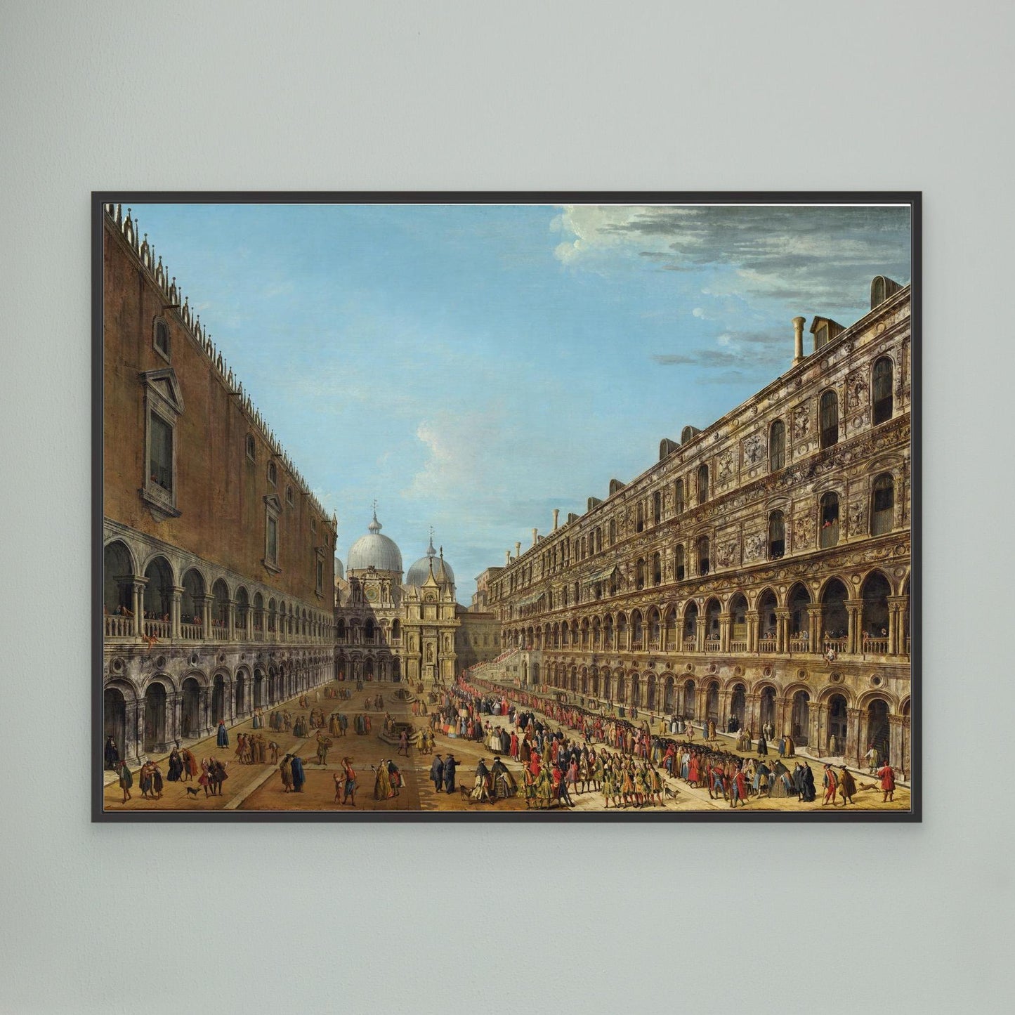 Procession in the Courtyard of the Ducal Palace, Venice