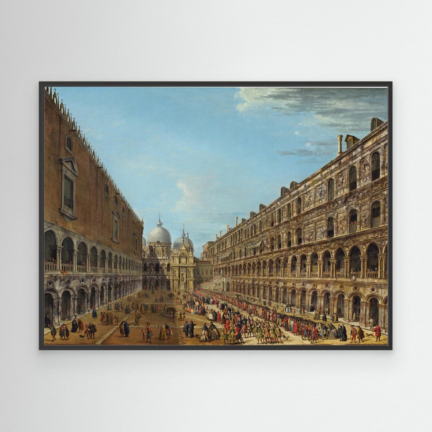 Procession in the Courtyard of the Ducal Palace, Venice