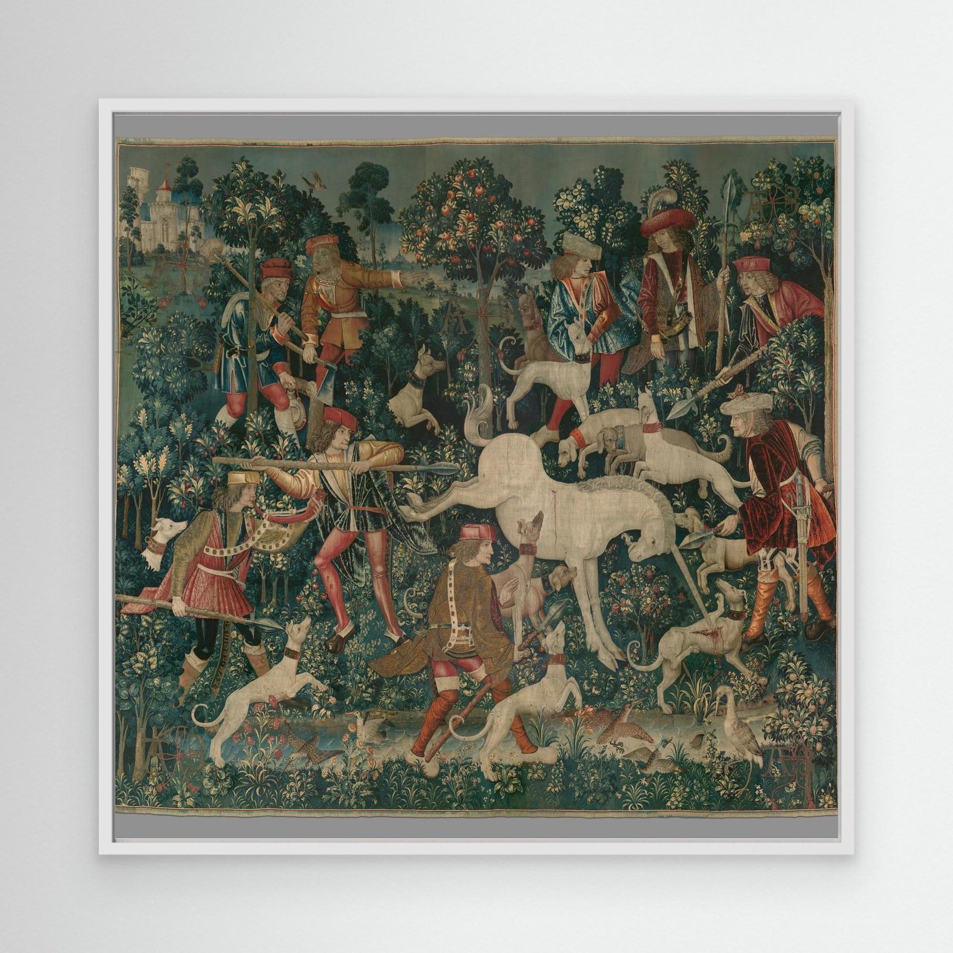 The Unicorn Defends Himself (from the Unicorn Tapestries)