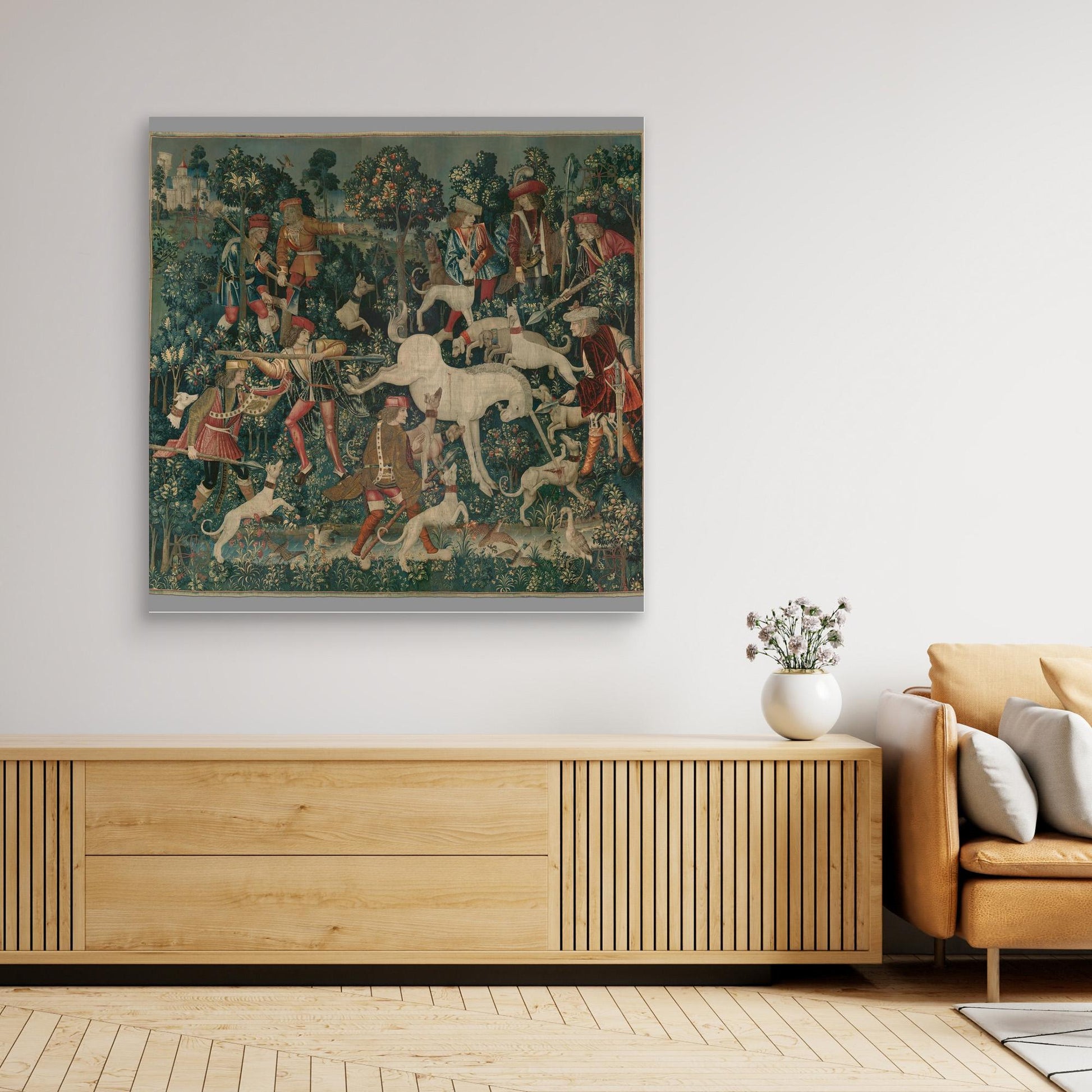 The Unicorn Defends Himself (from the Unicorn Tapestries)