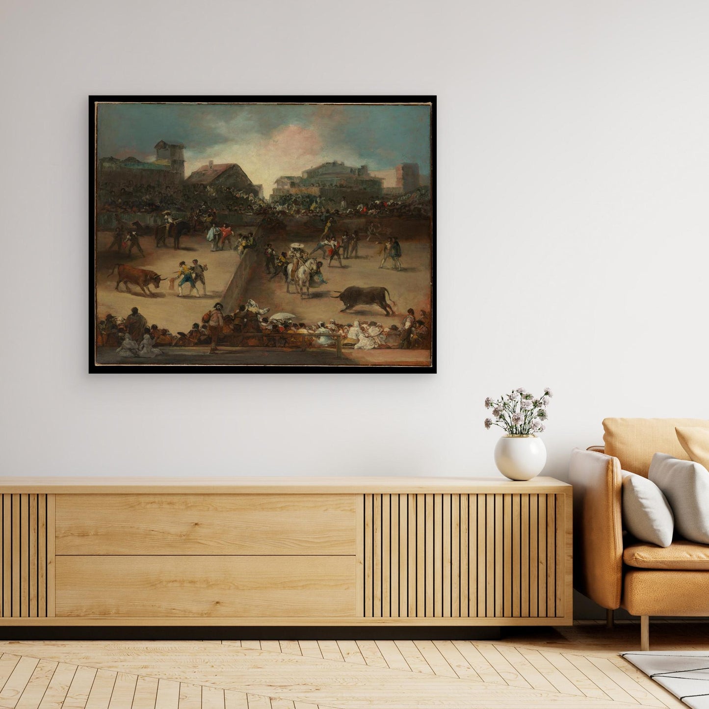 Bullfight in a Divided Ring