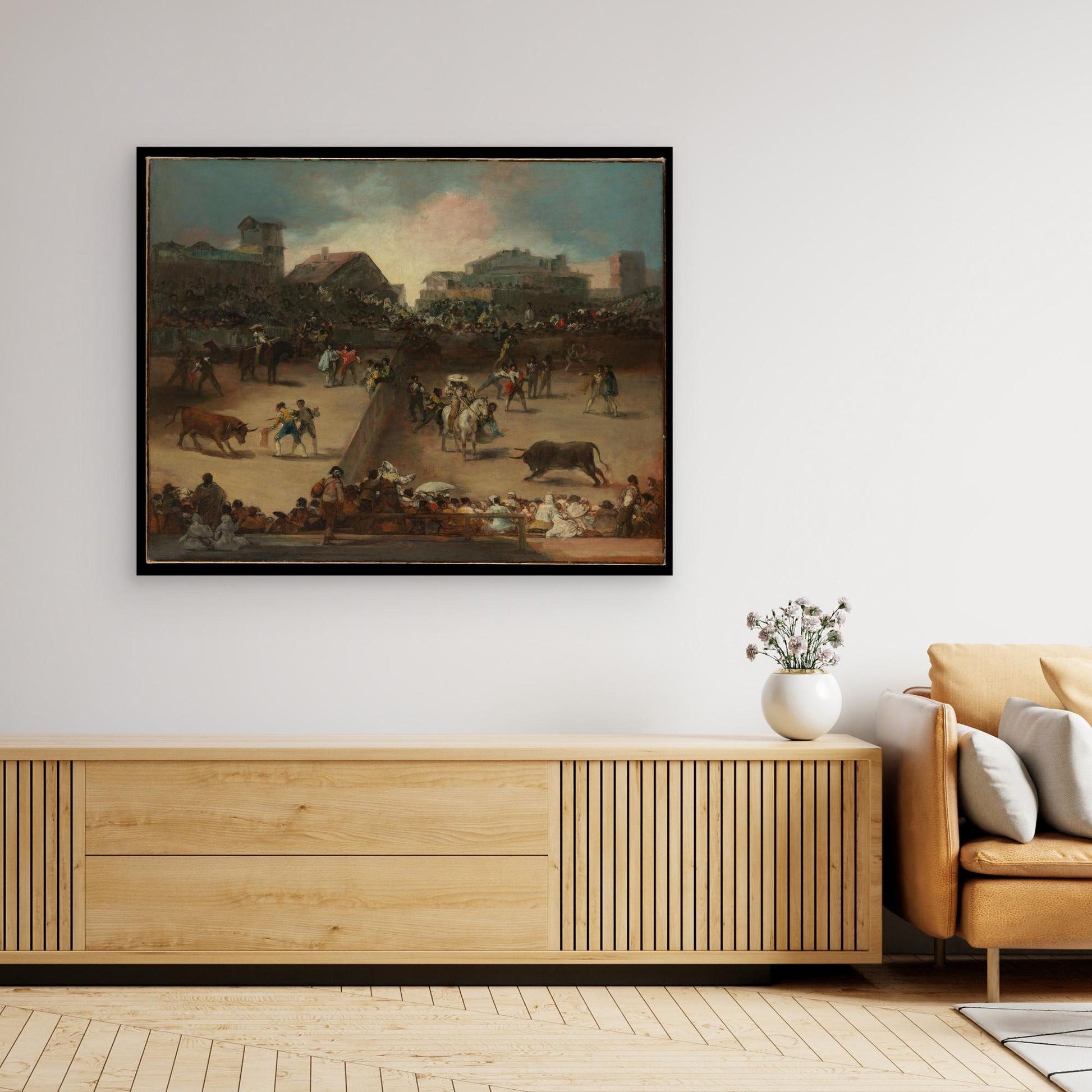 Bullfight in a Divided Ring