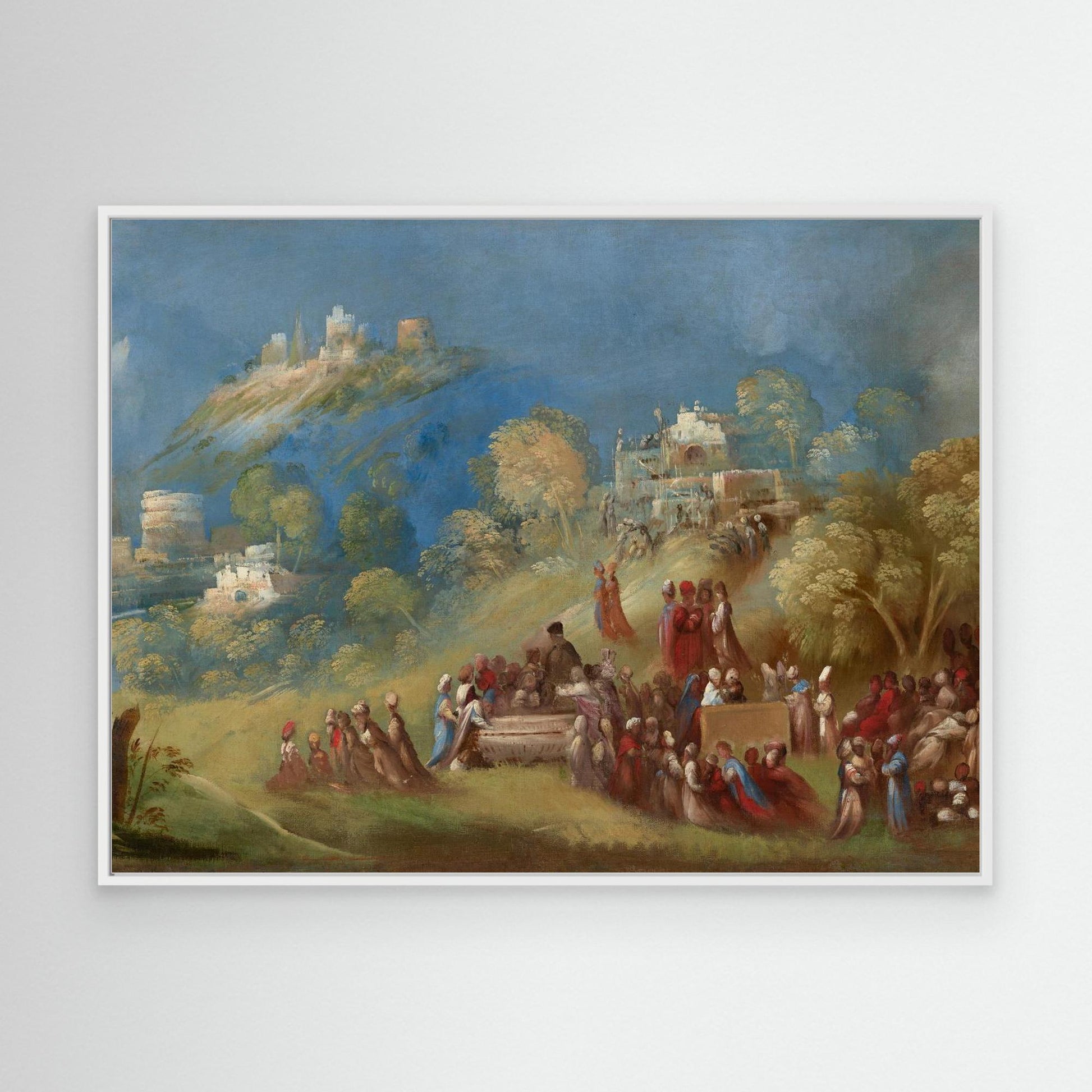 The Trojans Building the Temple to Venus and Making Offerings at Anchises’s Grave in Sicily