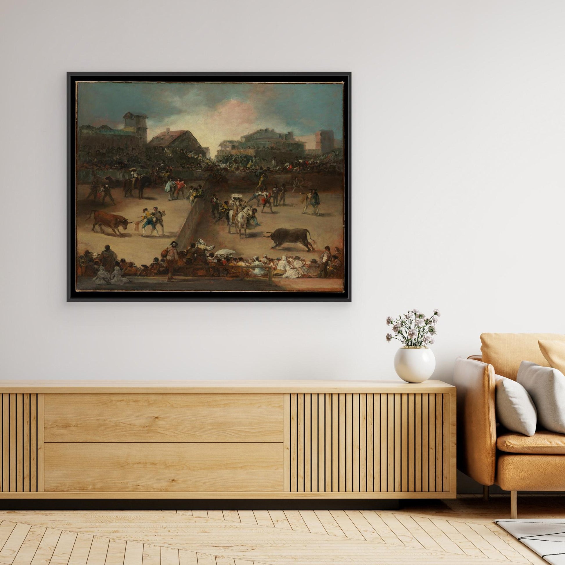 Bullfight in a Divided Ring