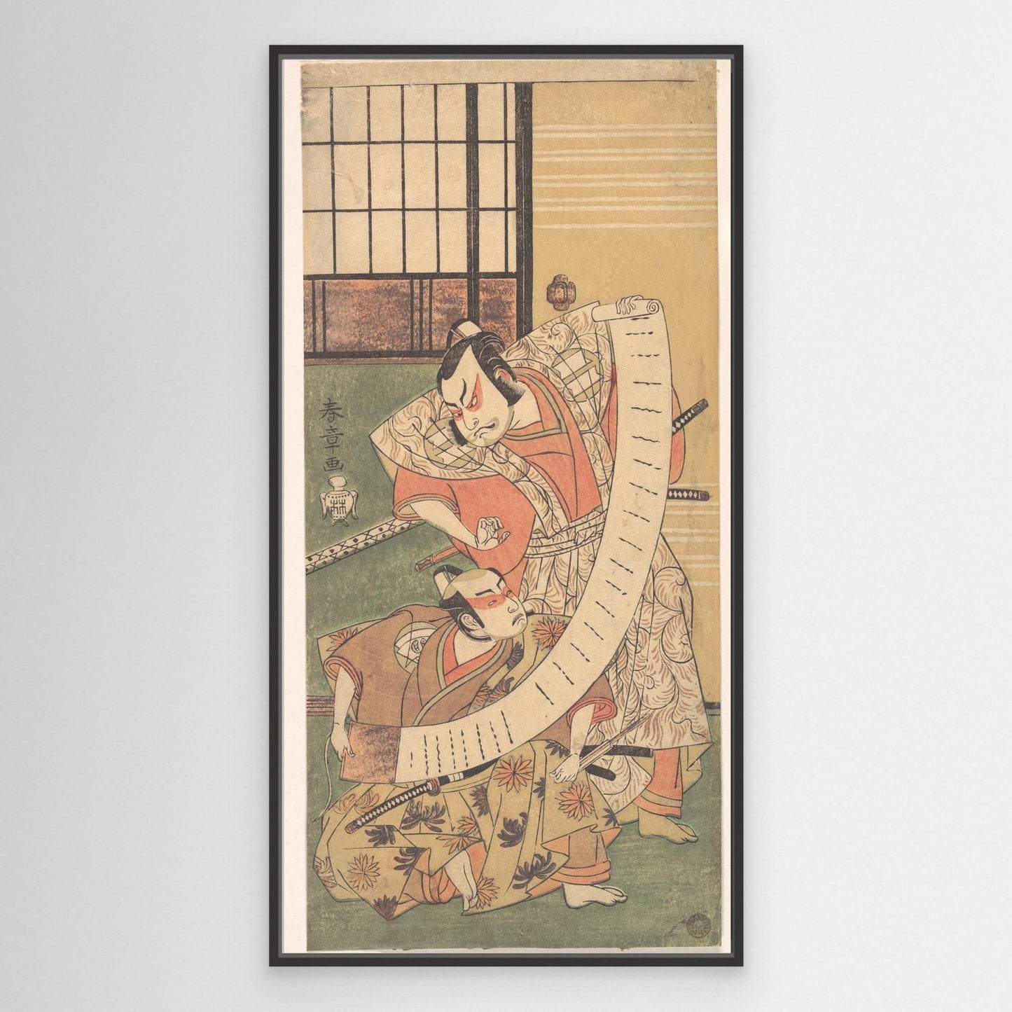 The Second Sakata Hangoro as a Daimyo Attired in a Kamishimo