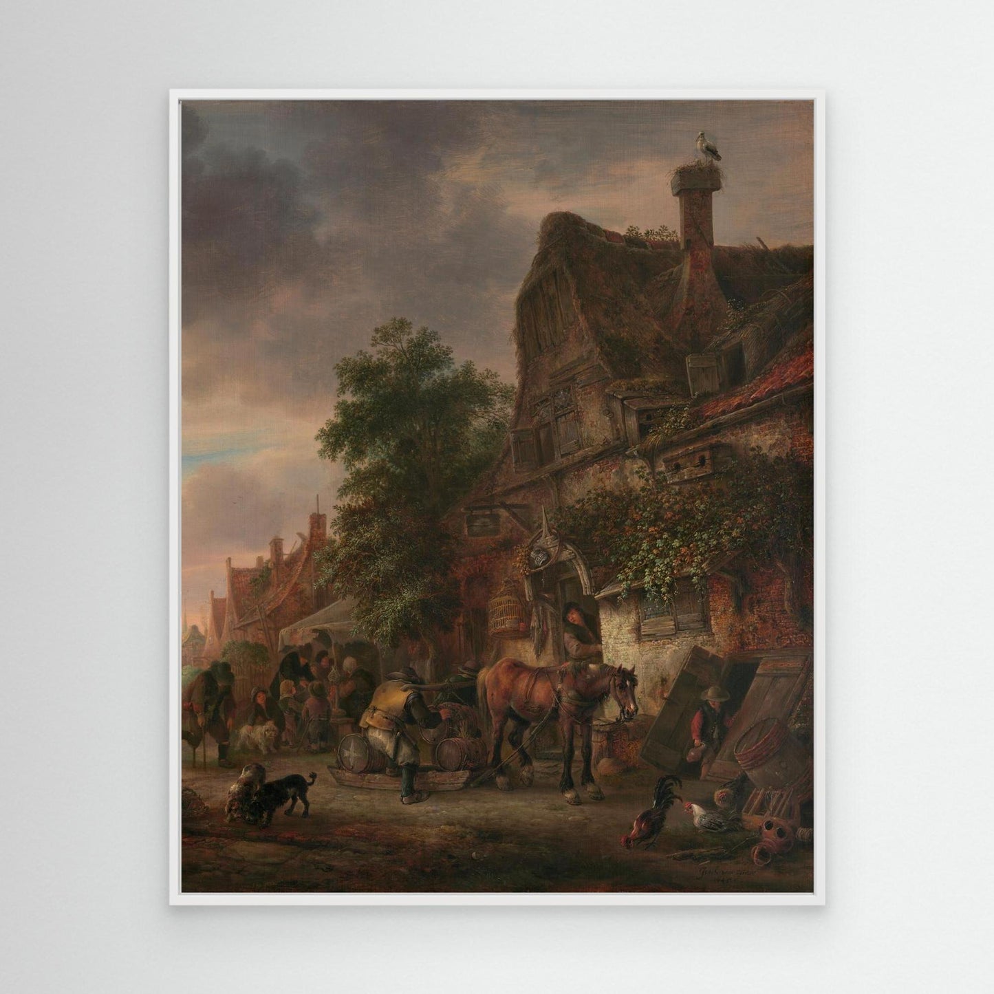 Workmen Before an Inn