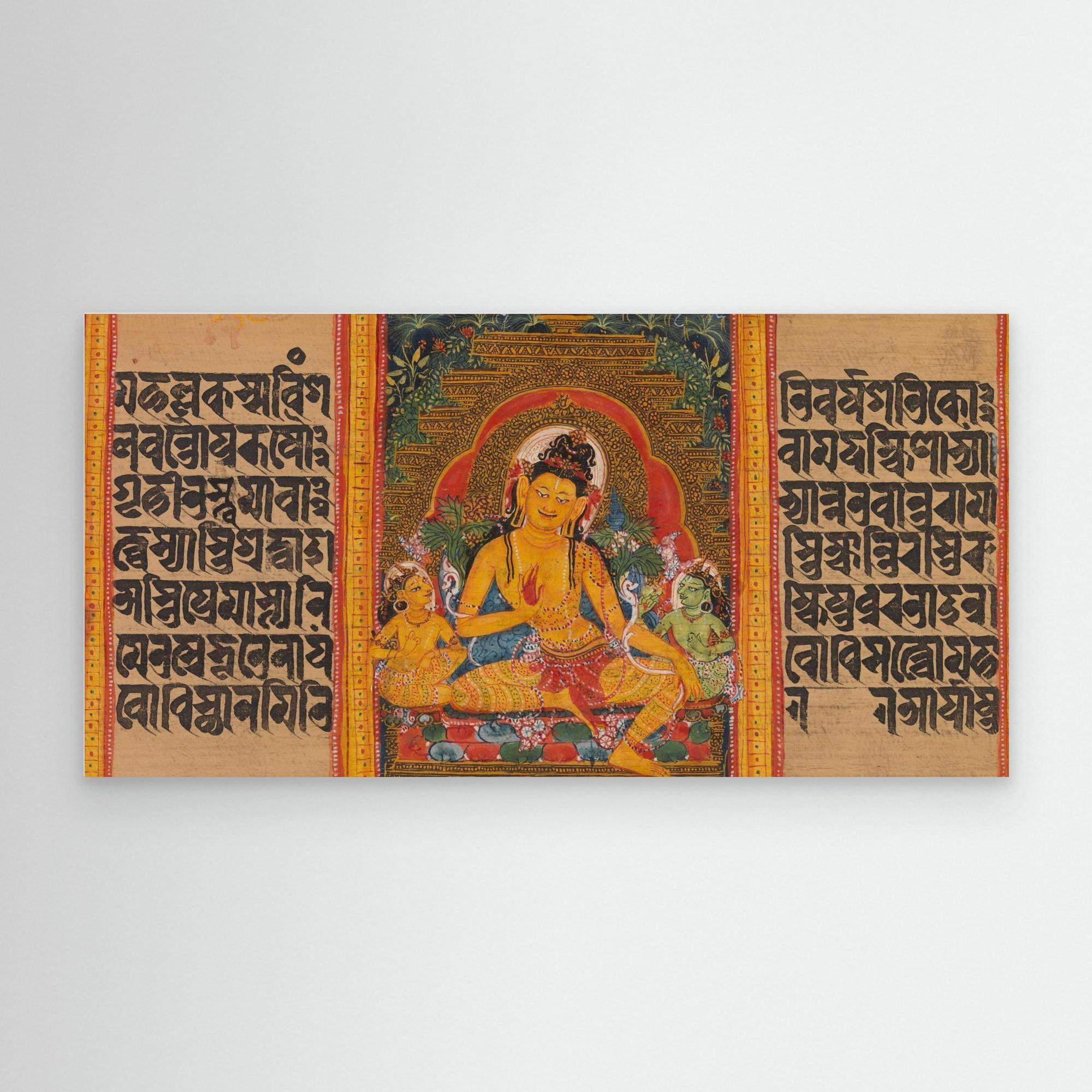 Bodhisattva Maitreya, Leaf from a dispersed Ashtasahasrika