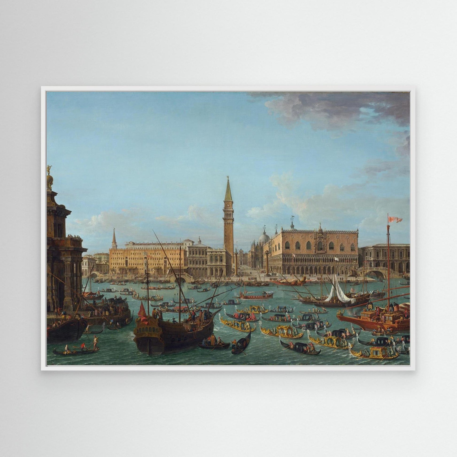 Procession of Gondolas in the Bacino di San Marco, Venice