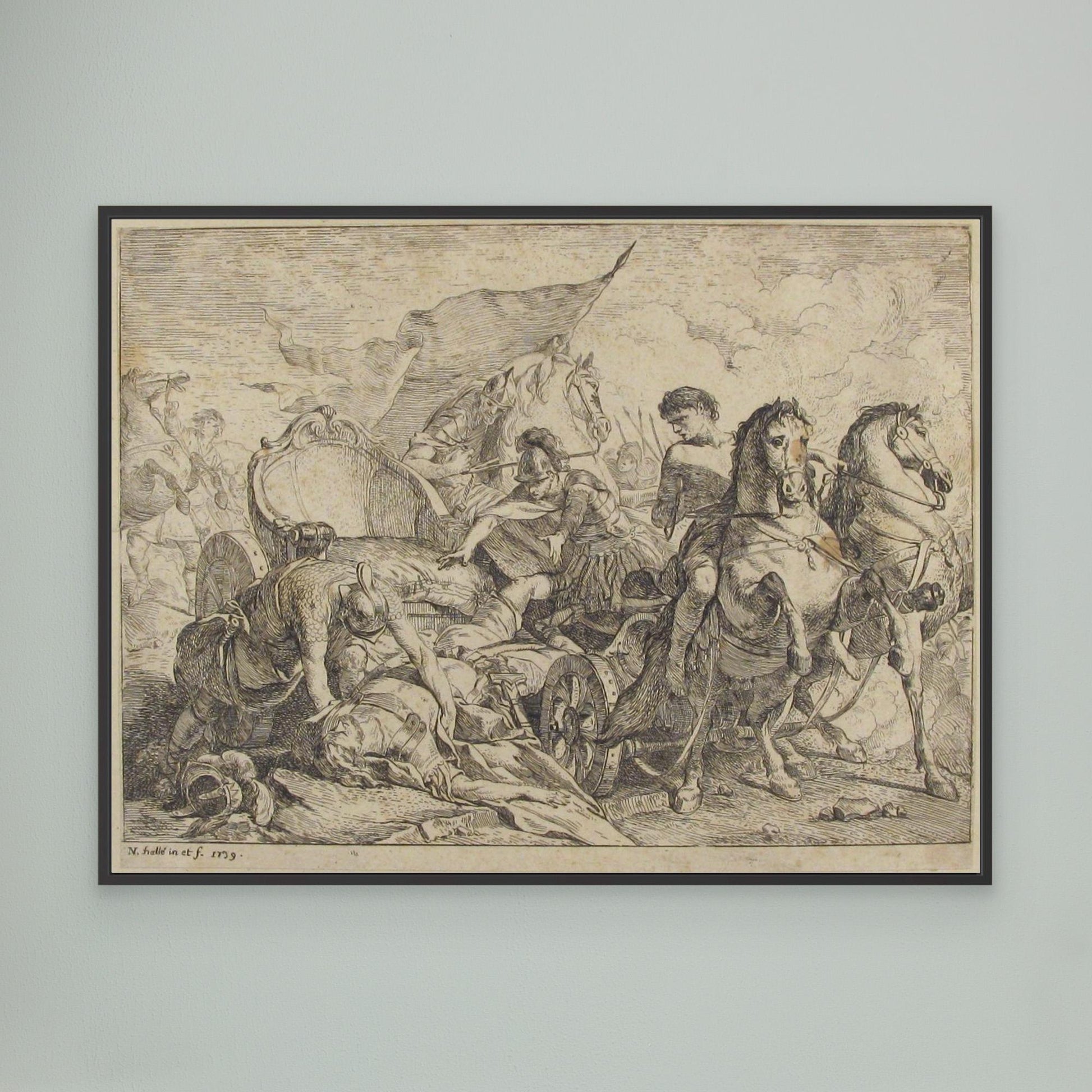 Fall of Antiochus From His Chariot