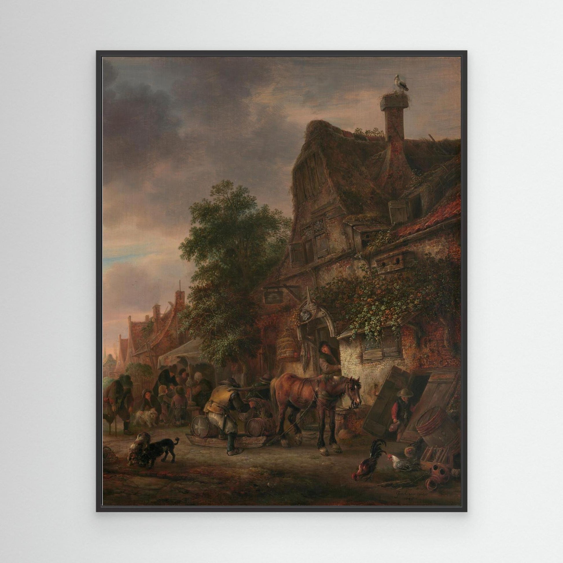 Workmen Before an Inn