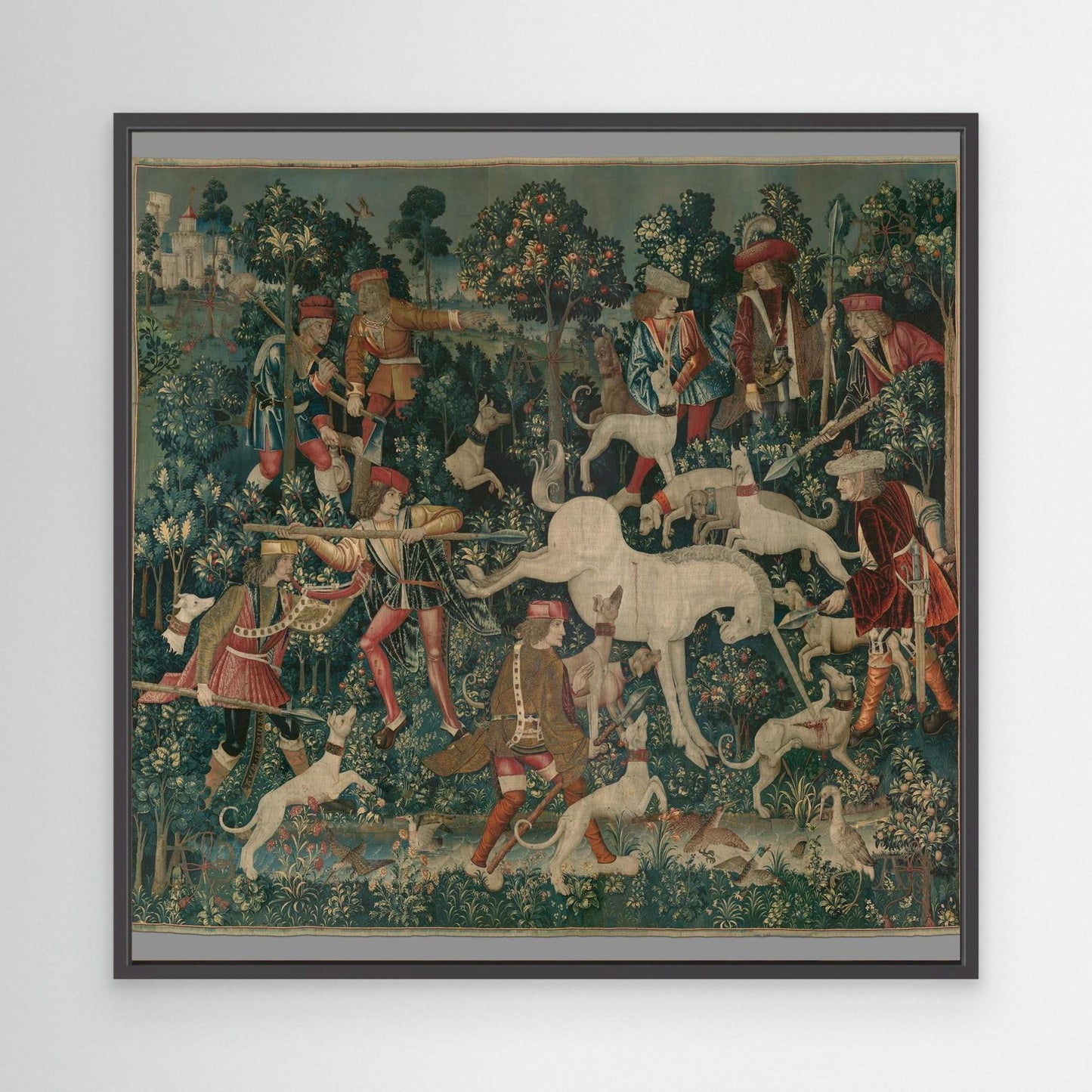 The Unicorn Defends Himself (from the Unicorn Tapestries)