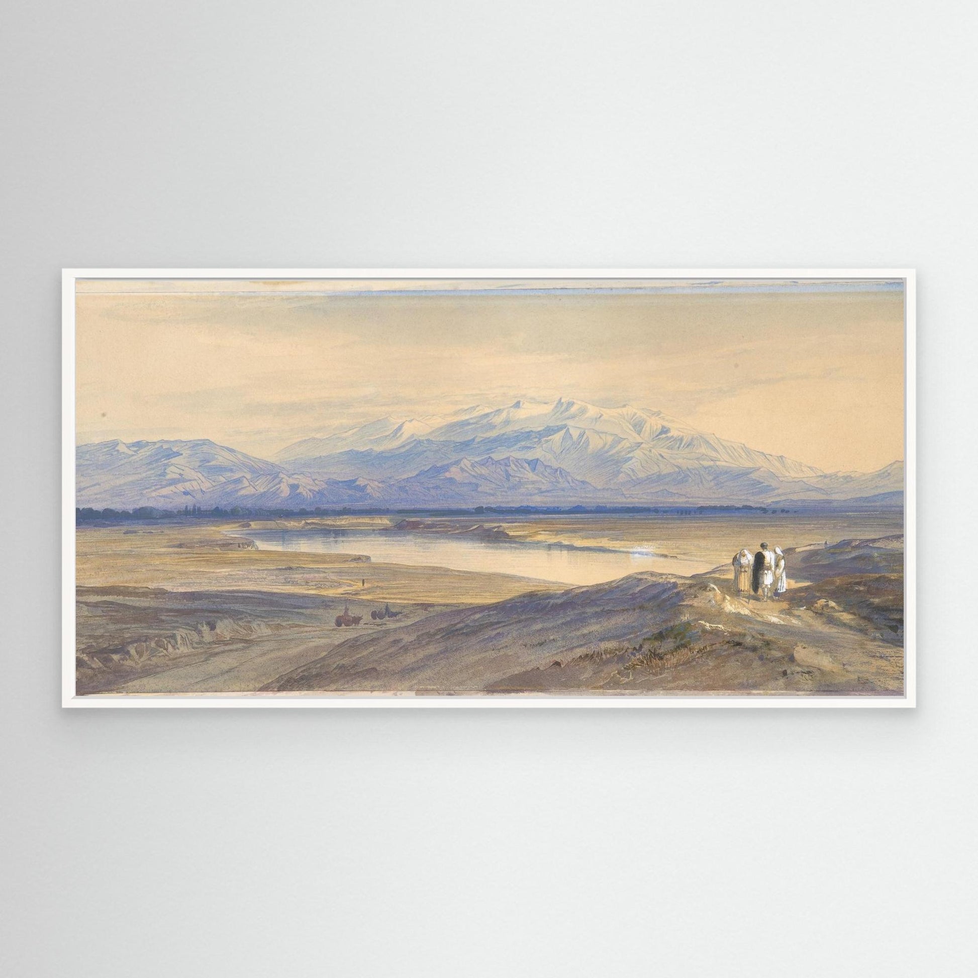 Mount Olympus from Larissa, Thessaly, Greece