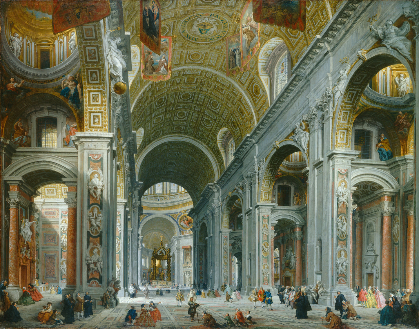 Interior of Saint Peter’s, Rome