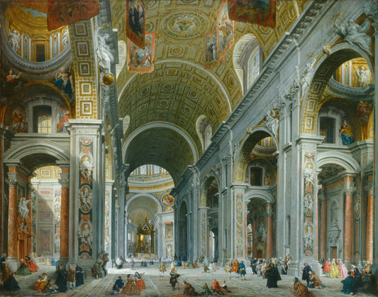 Interior of Saint Peter’s, Rome