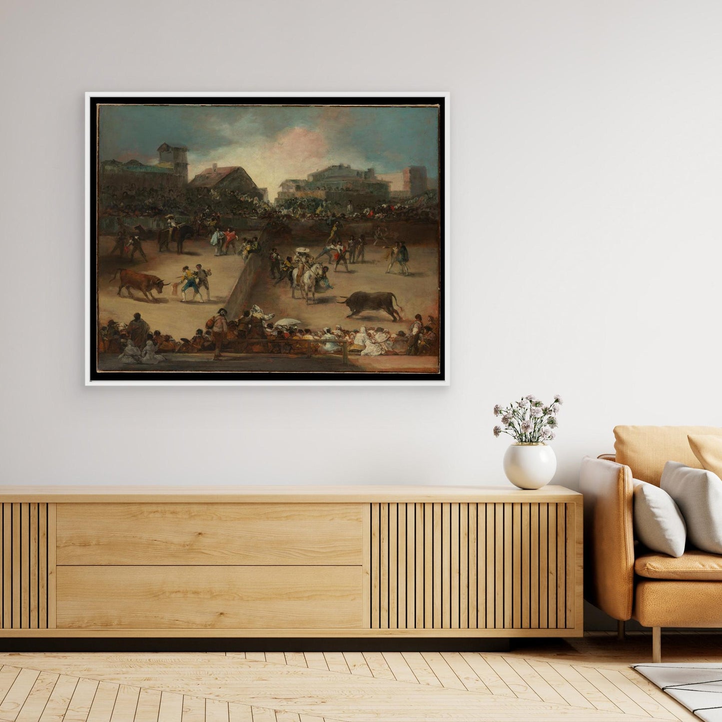 Bullfight in a Divided Ring