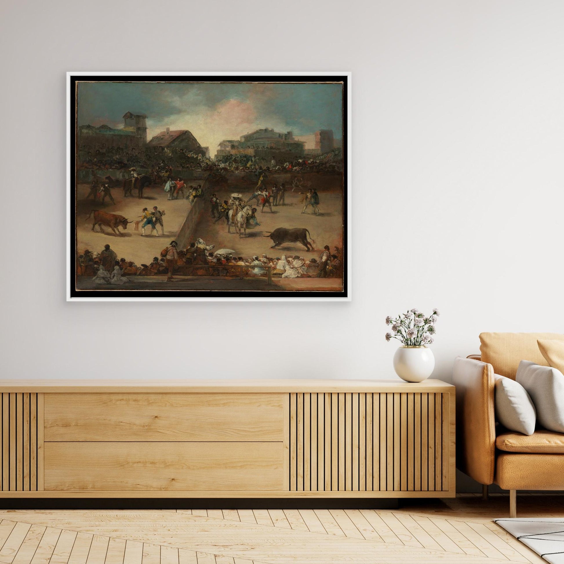 Bullfight in a Divided Ring