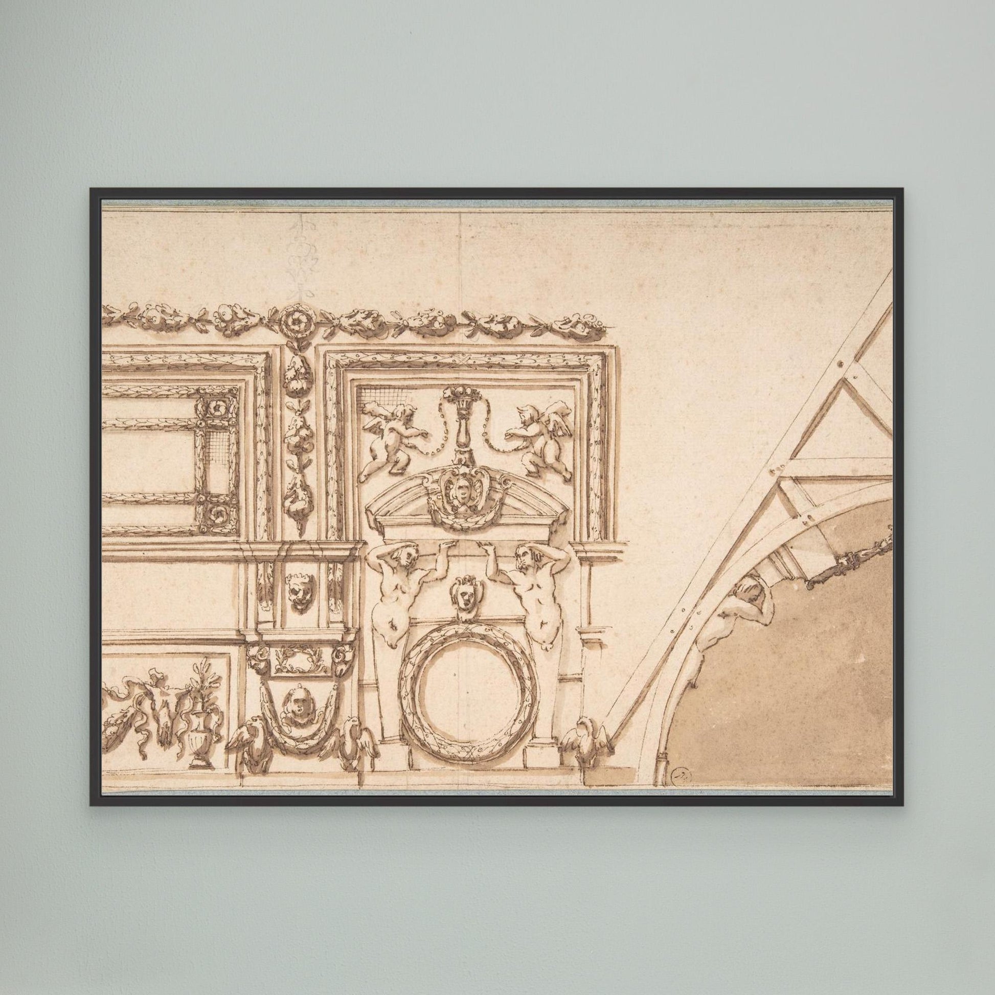 Drawing for Ceiling Decoration