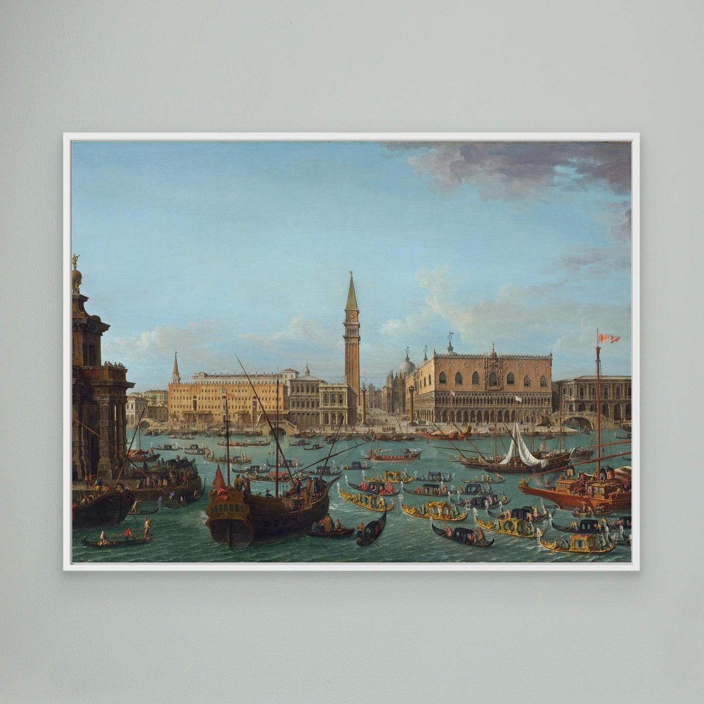 Procession of Gondolas in the Bacino di San Marco, Venice