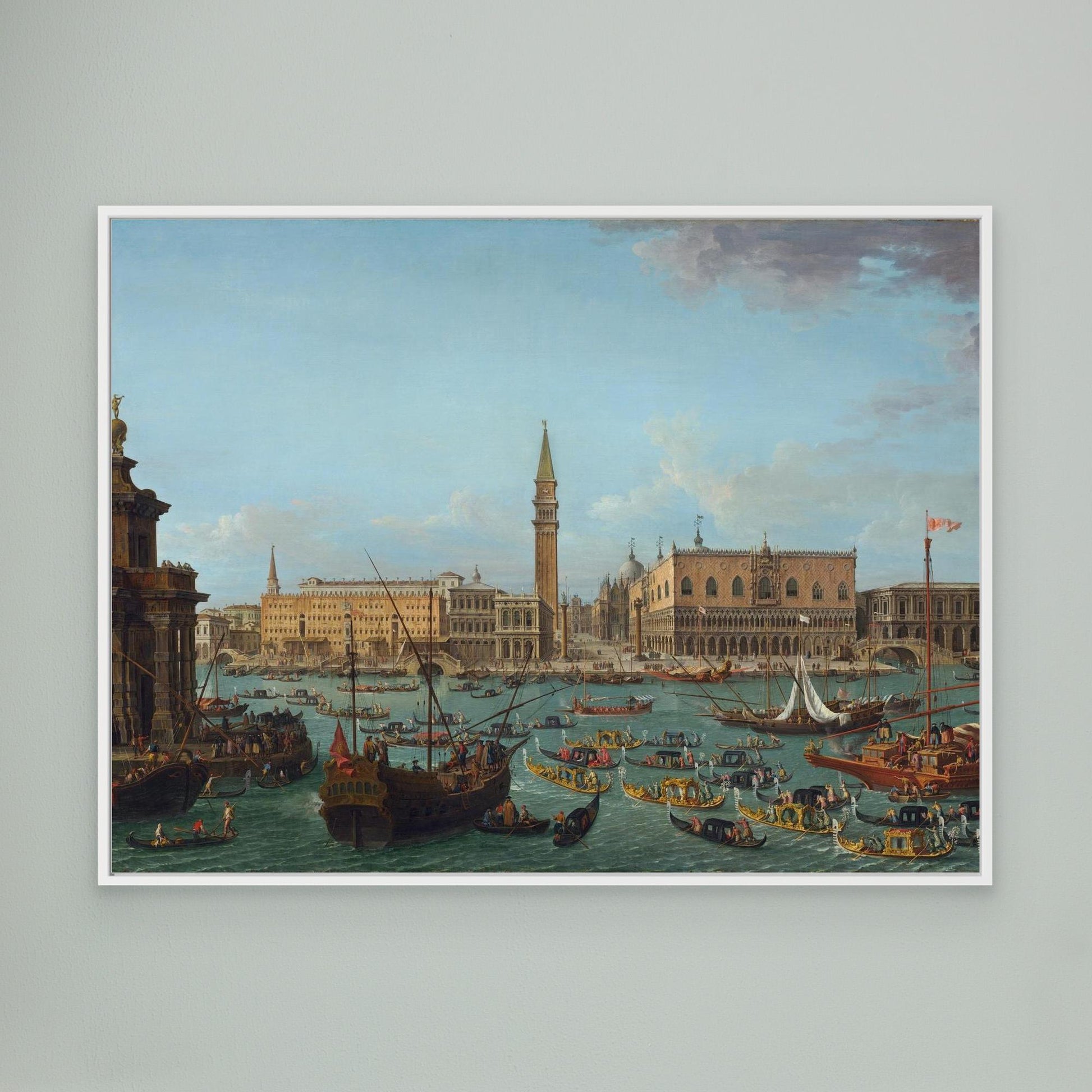 Procession of Gondolas in the Bacino di San Marco, Venice