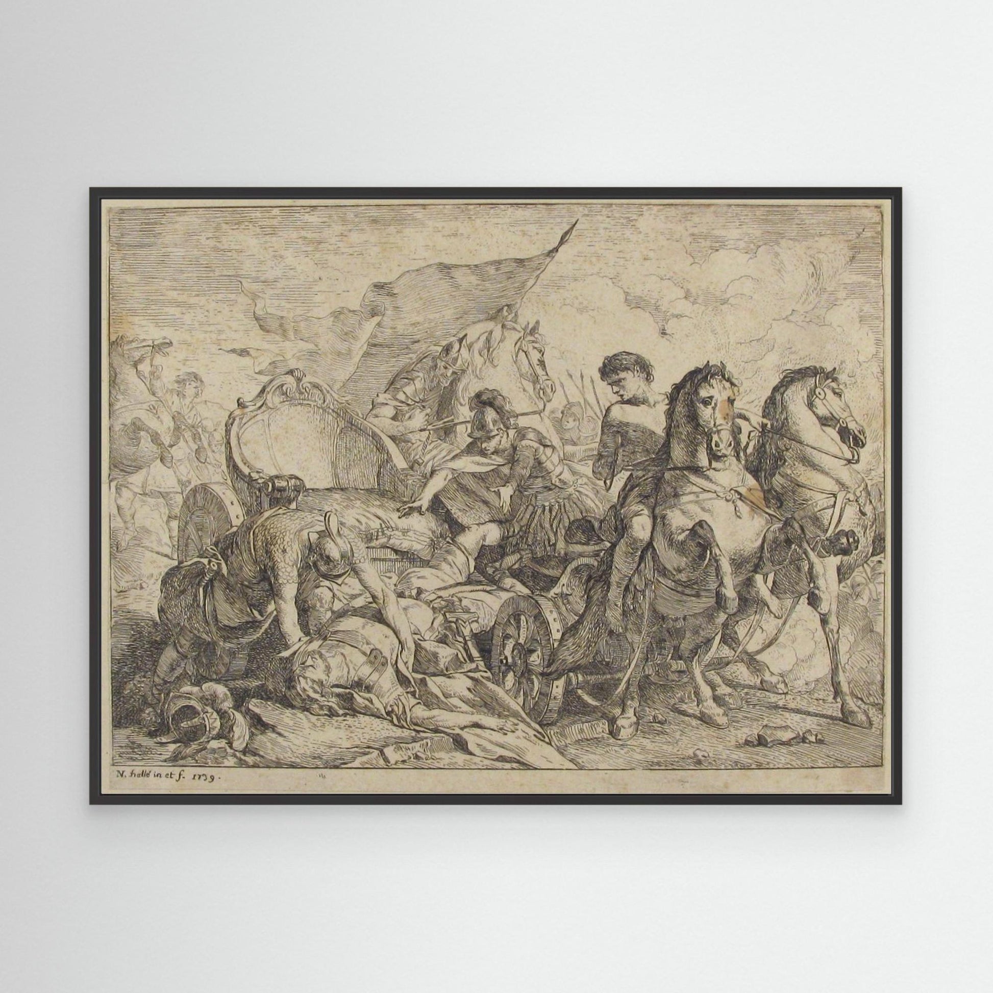 Fall of Antiochus From His Chariot