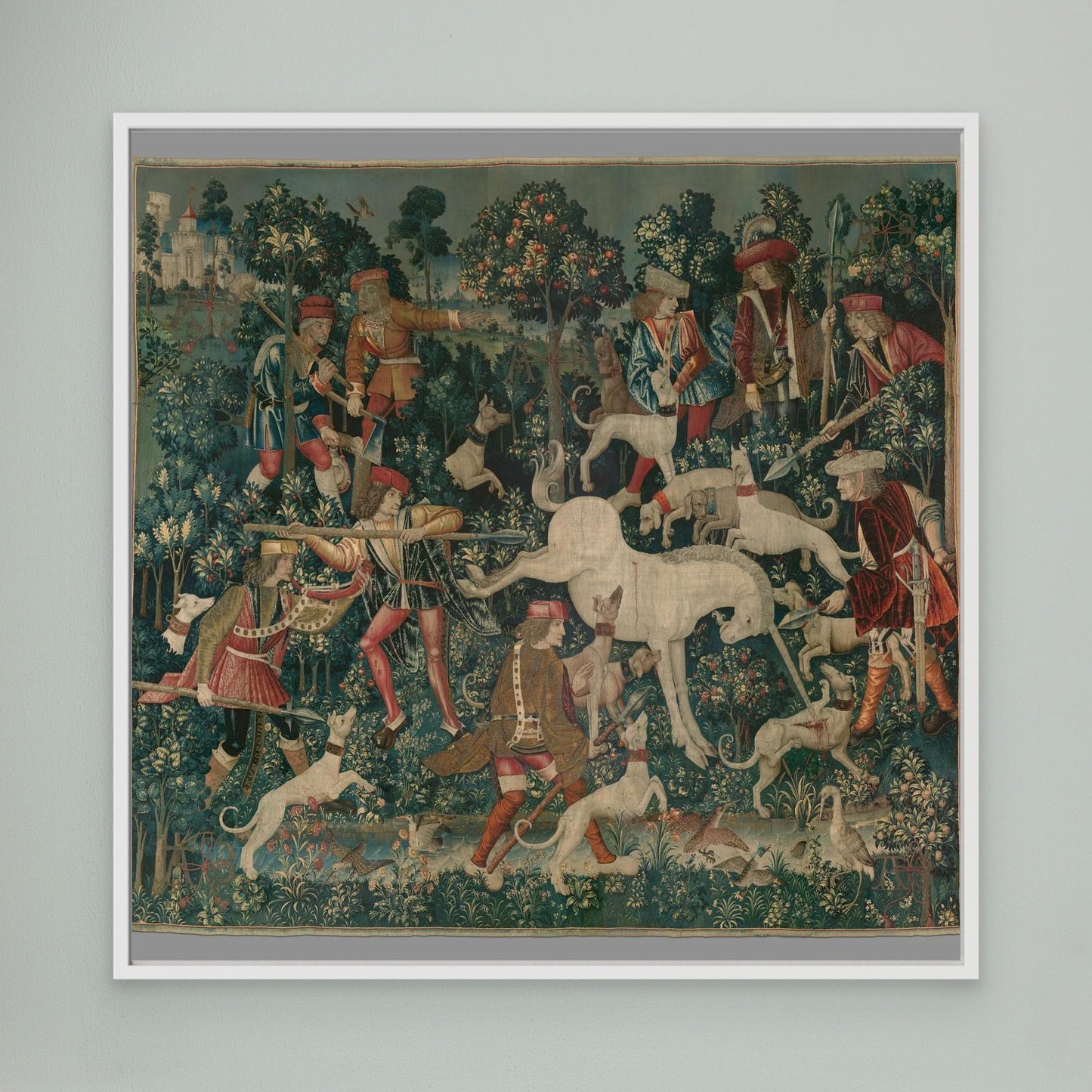 The Unicorn Defends Himself (from the Unicorn Tapestries)