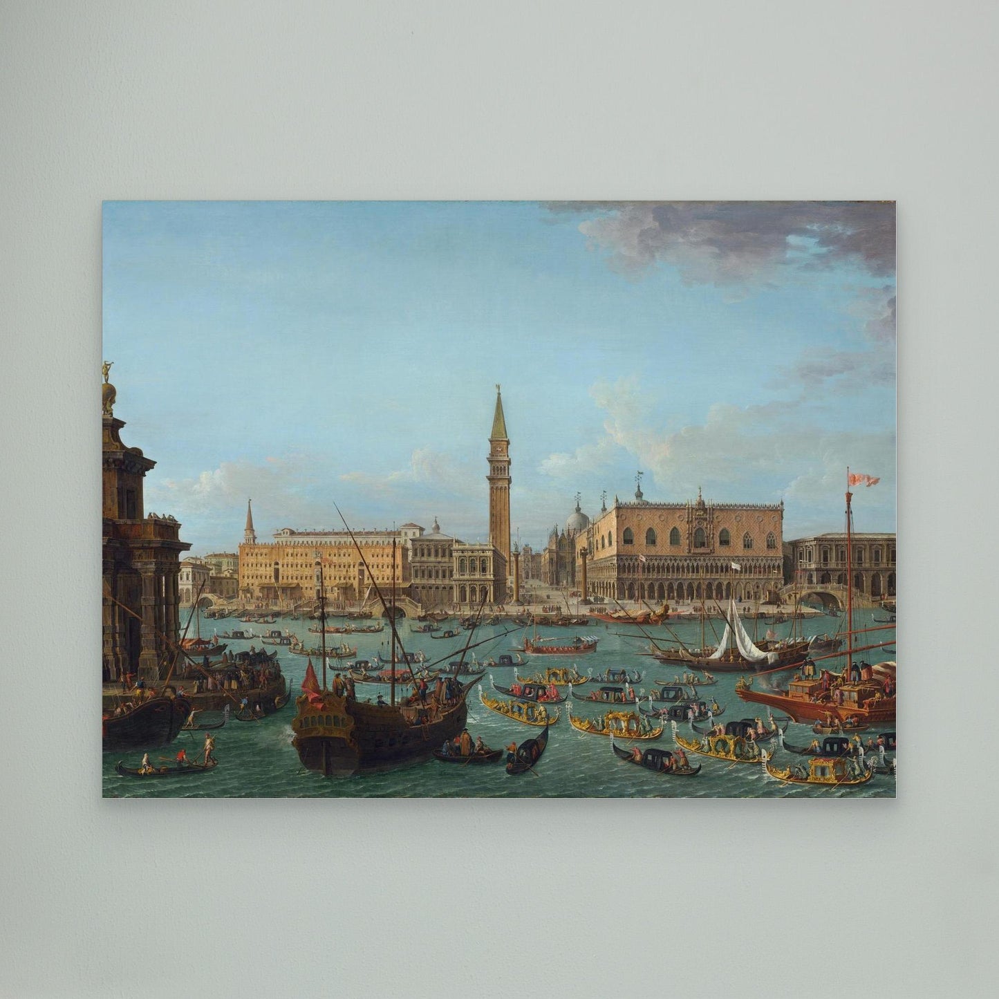 Procession of Gondolas in the Bacino di San Marco, Venice