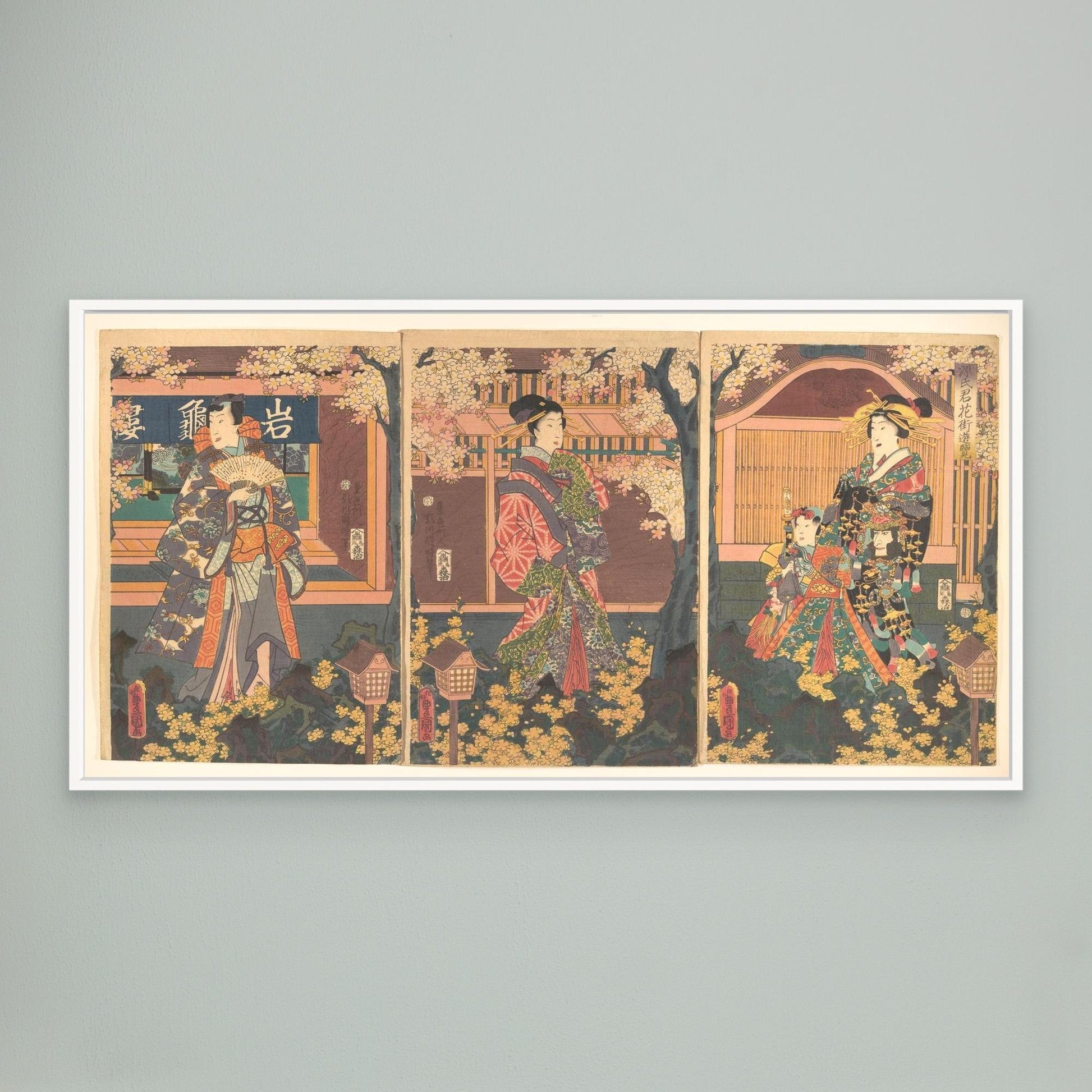 Prince Genji Visits the Gankirō Tea House