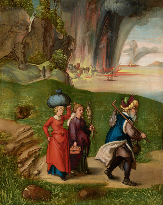 Lot and His Daughters (Reverse)