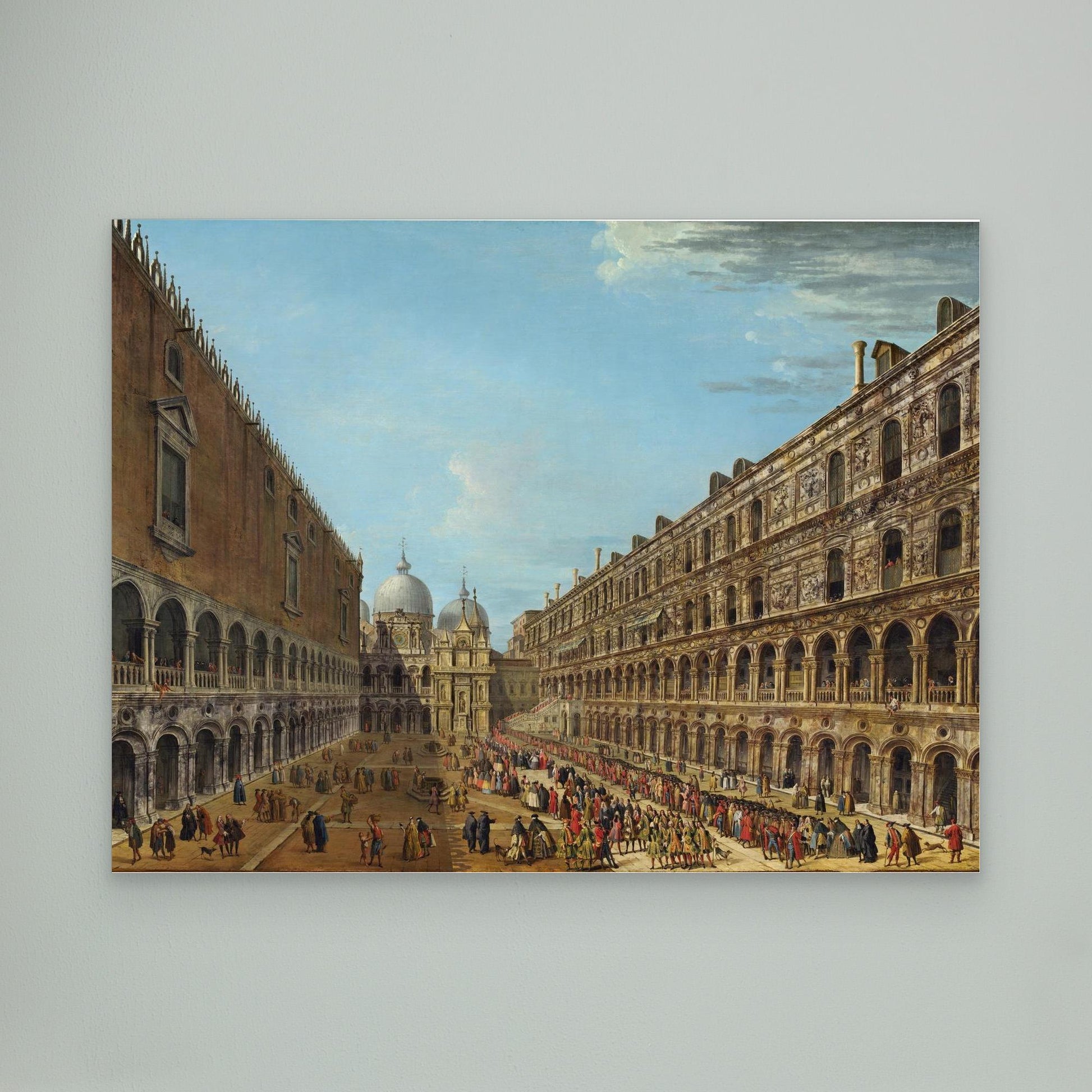 Procession in the Courtyard of the Ducal Palace, Venice