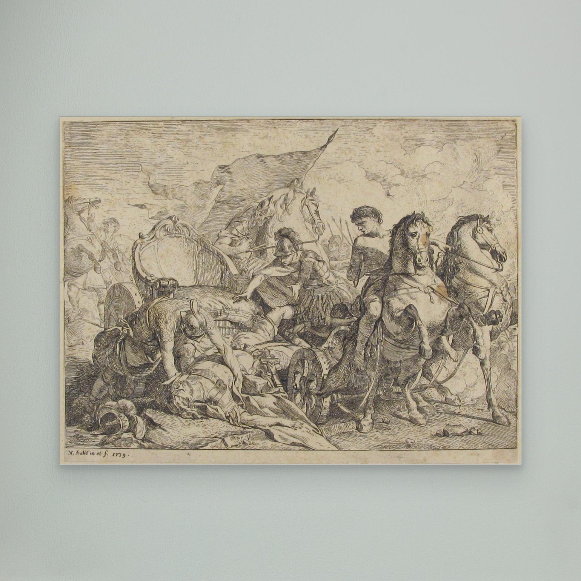 Fall of Antiochus From His Chariot