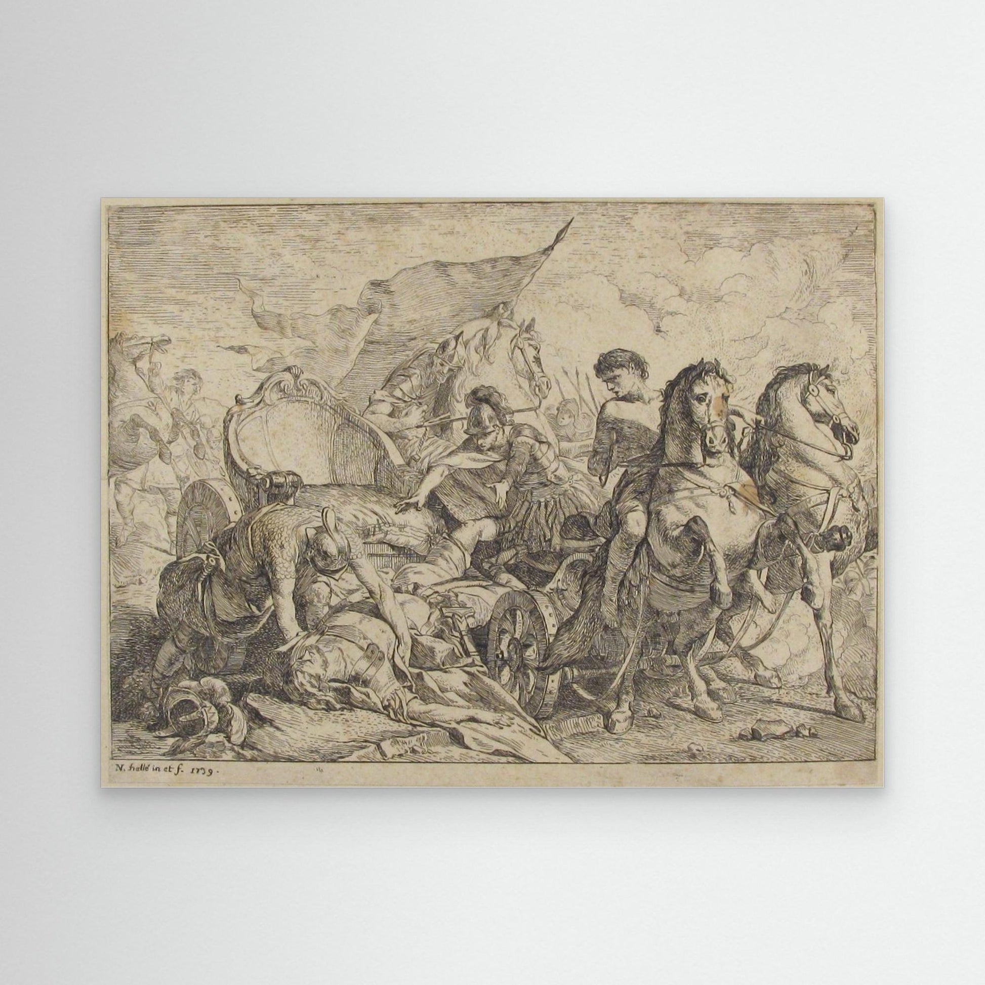 Fall of Antiochus From His Chariot