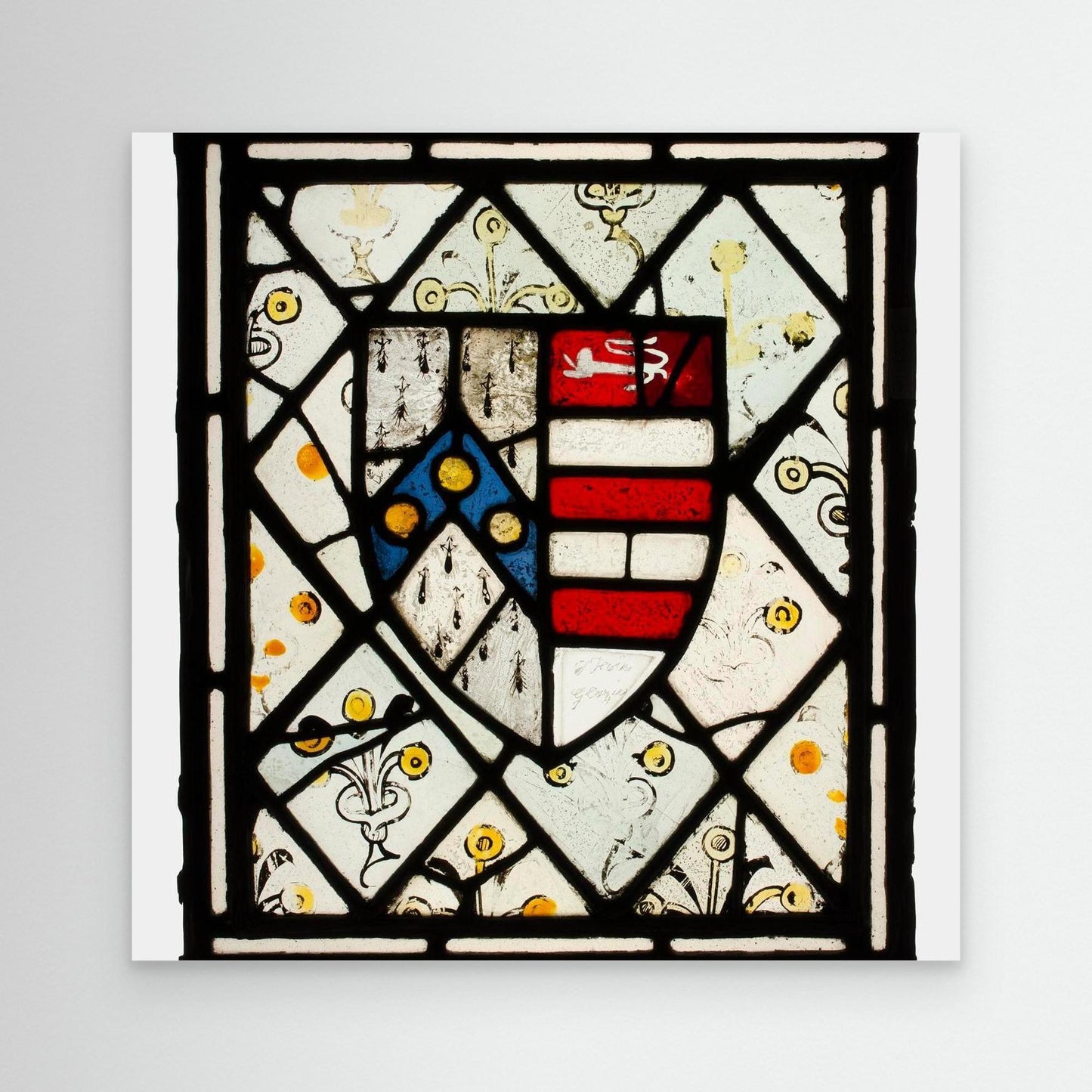 Panel with Heraldic Shield of Johnson