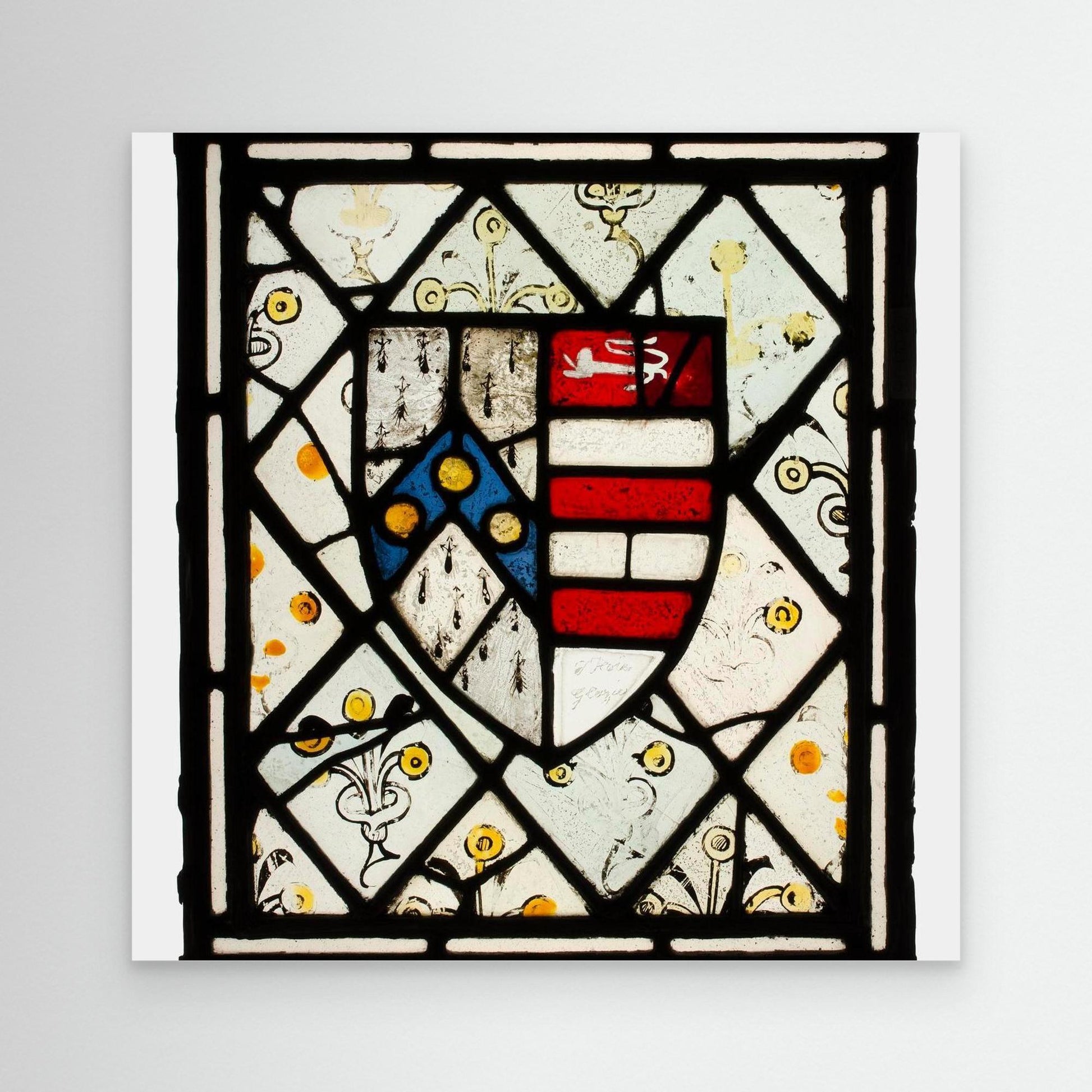 Panel with Heraldic Shield of Johnson