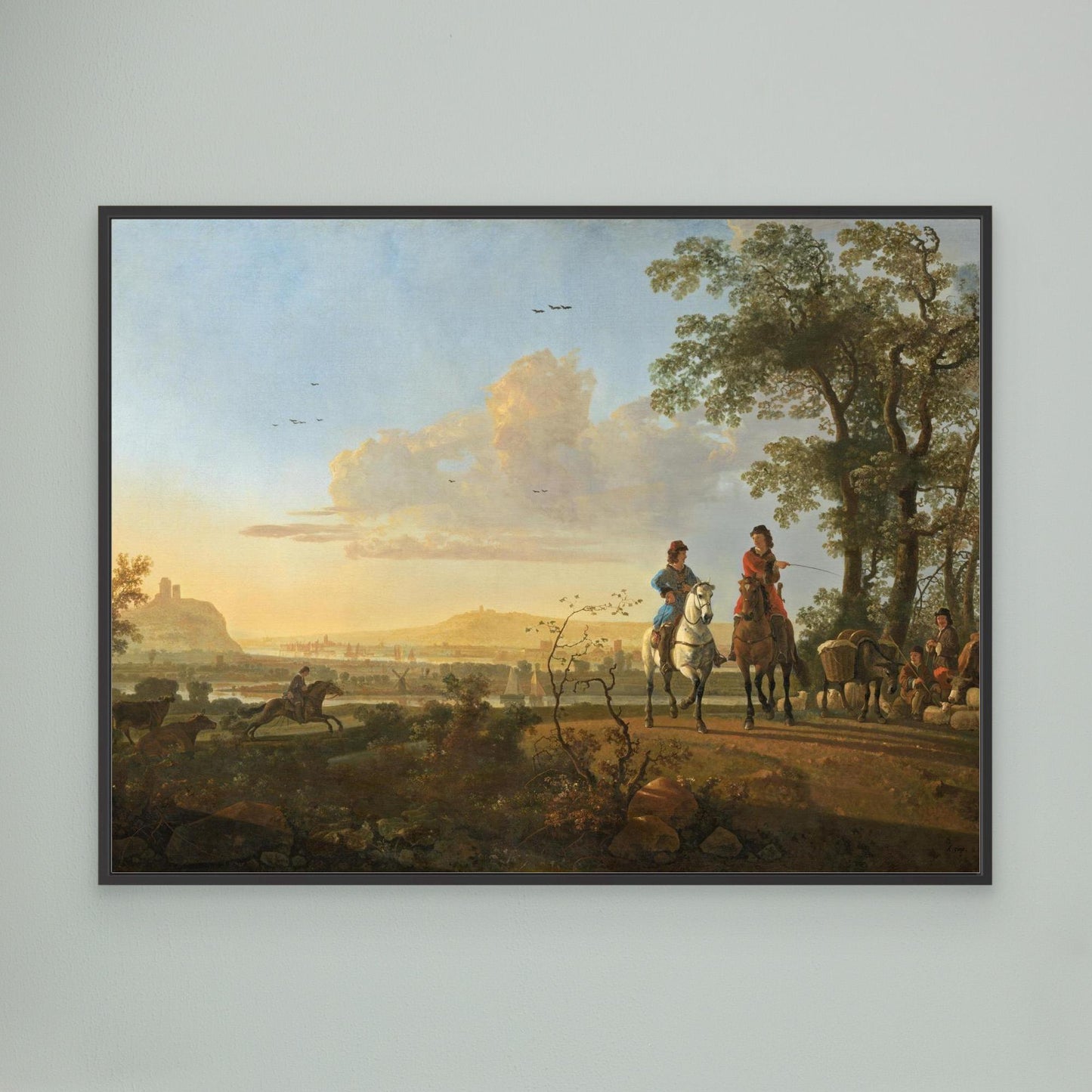 Horsemen and Herdsmen with Cattle