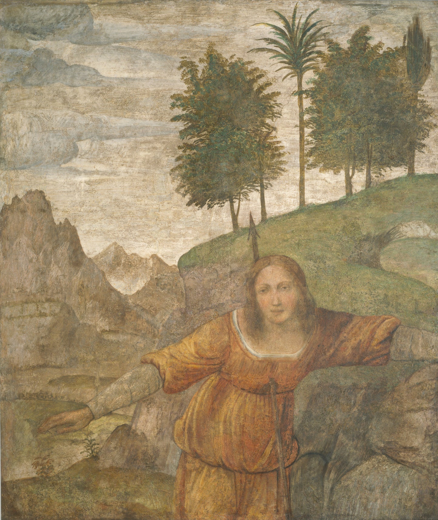 Procris Pierced by Cephalus’ Javelin