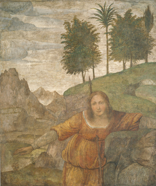 Procris Pierced by Cephalus’ Javelin