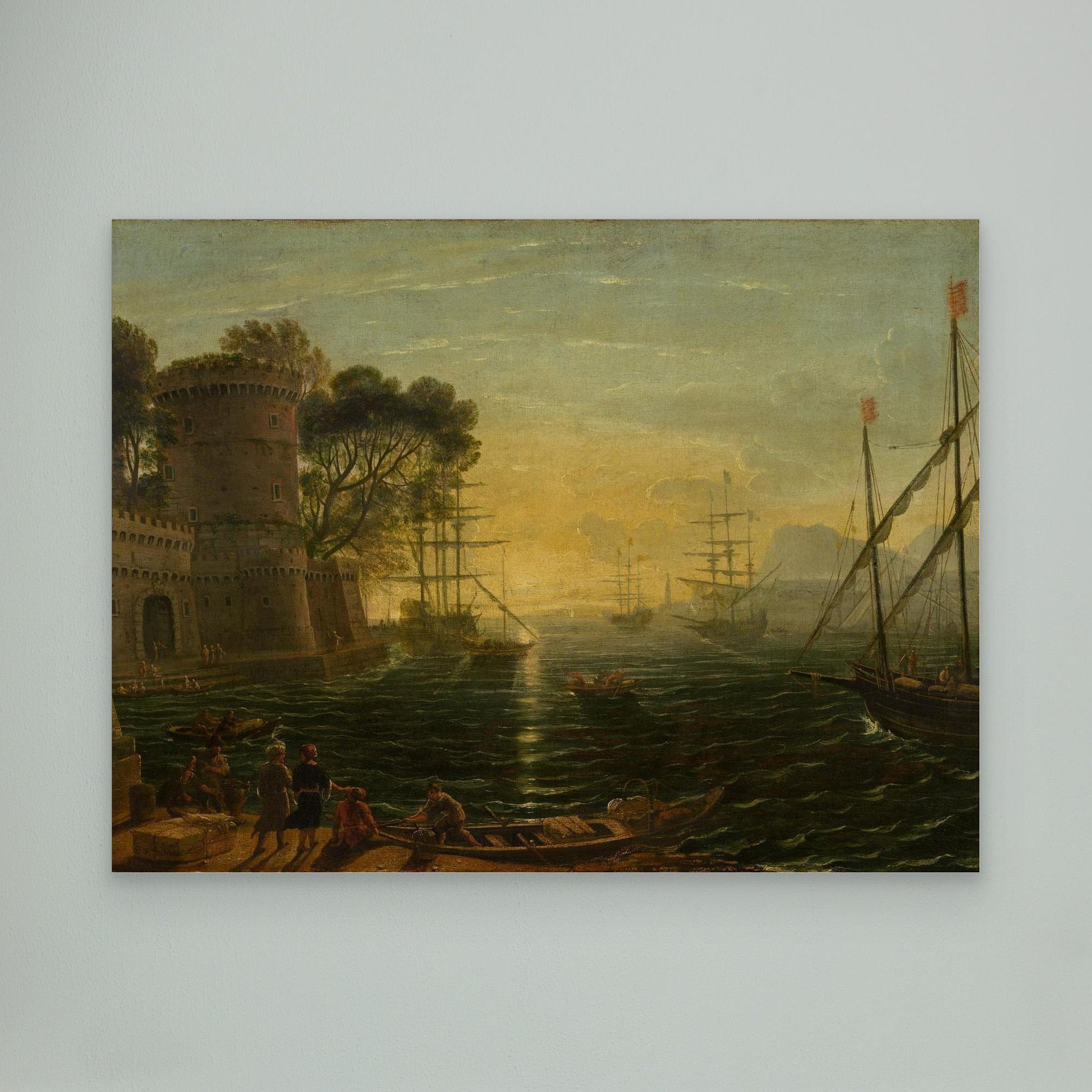 Harbor at Sunset