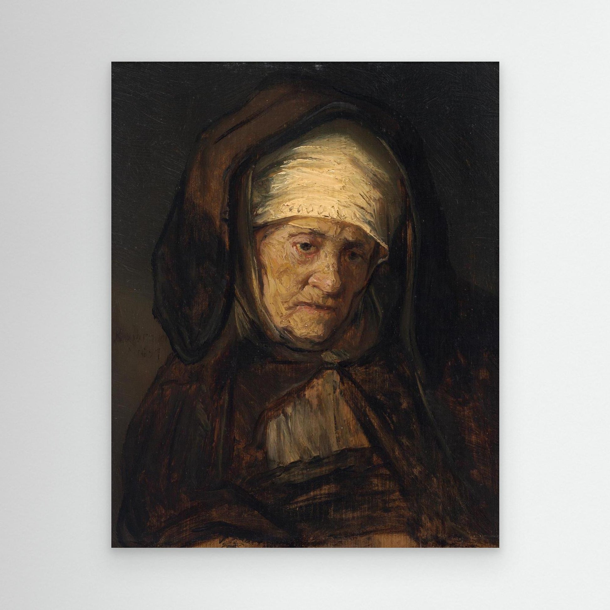 Head of an Aged Woman