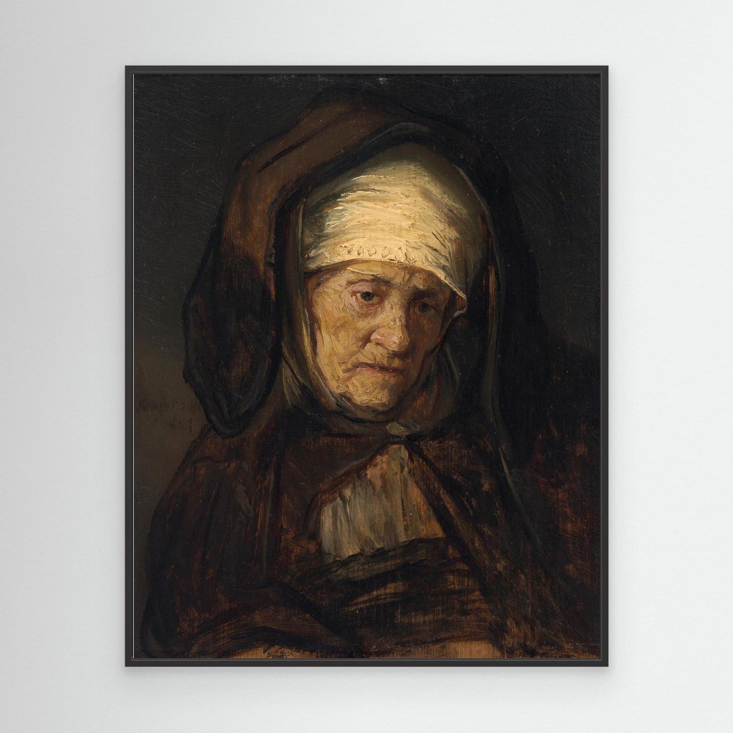 Head of an Aged Woman