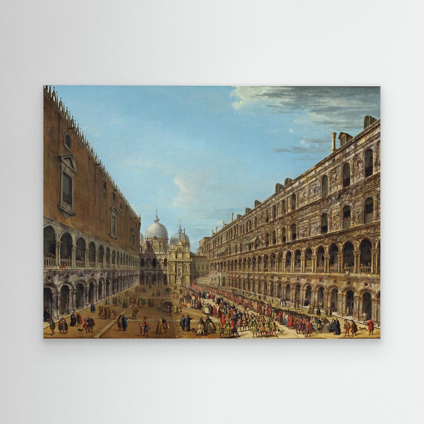 Procession in the Courtyard of the Ducal Palace, Venice