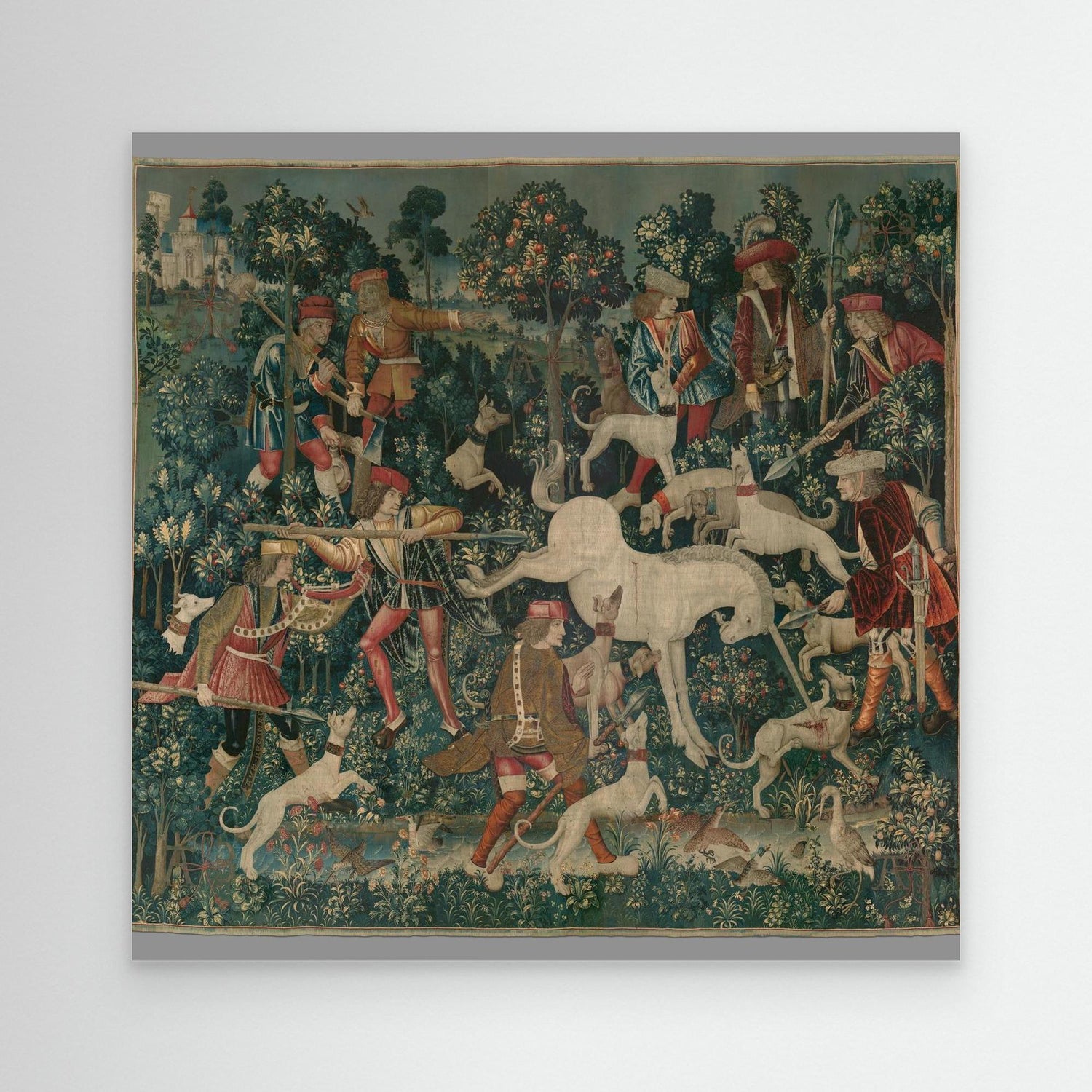 The Unicorn Defends Himself (from the Unicorn Tapestries)