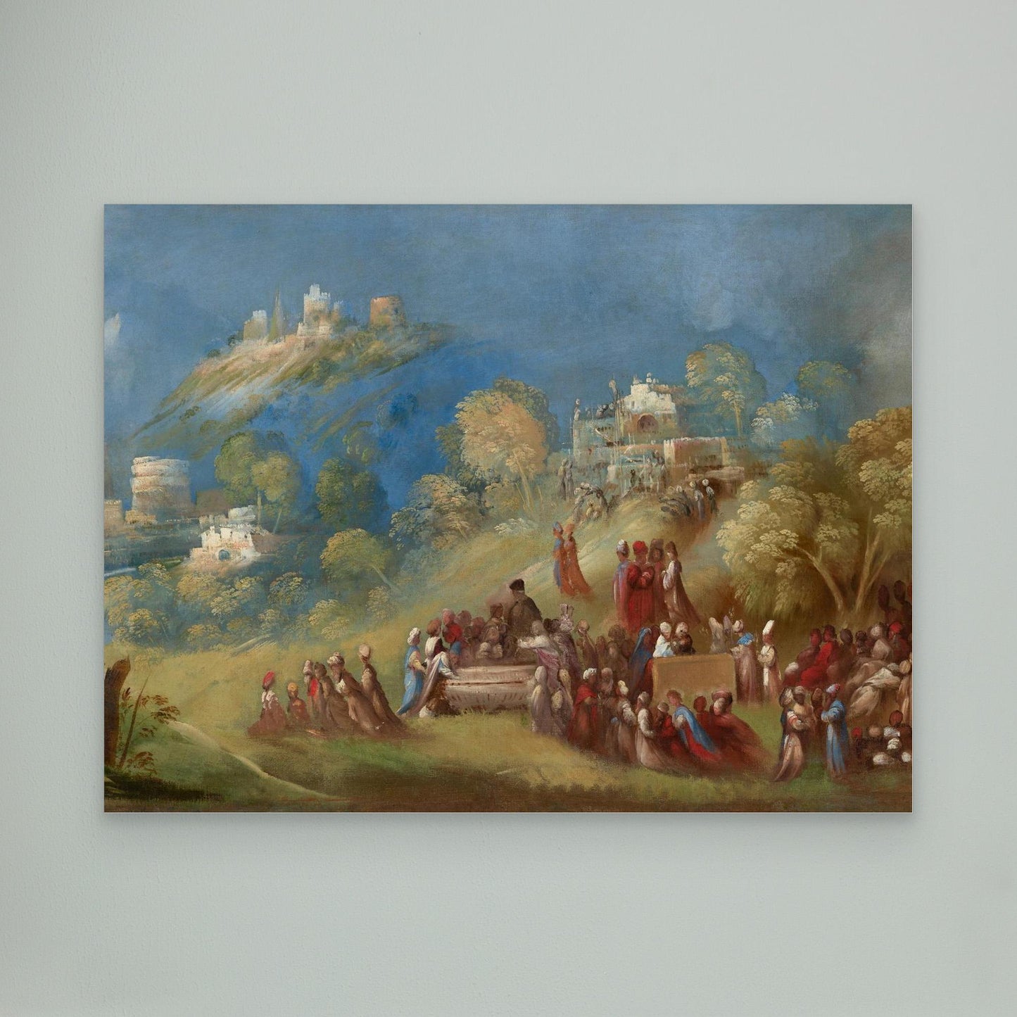 The Trojans Building the Temple to Venus and Making Offerings at Anchises’s Grave in Sicily
